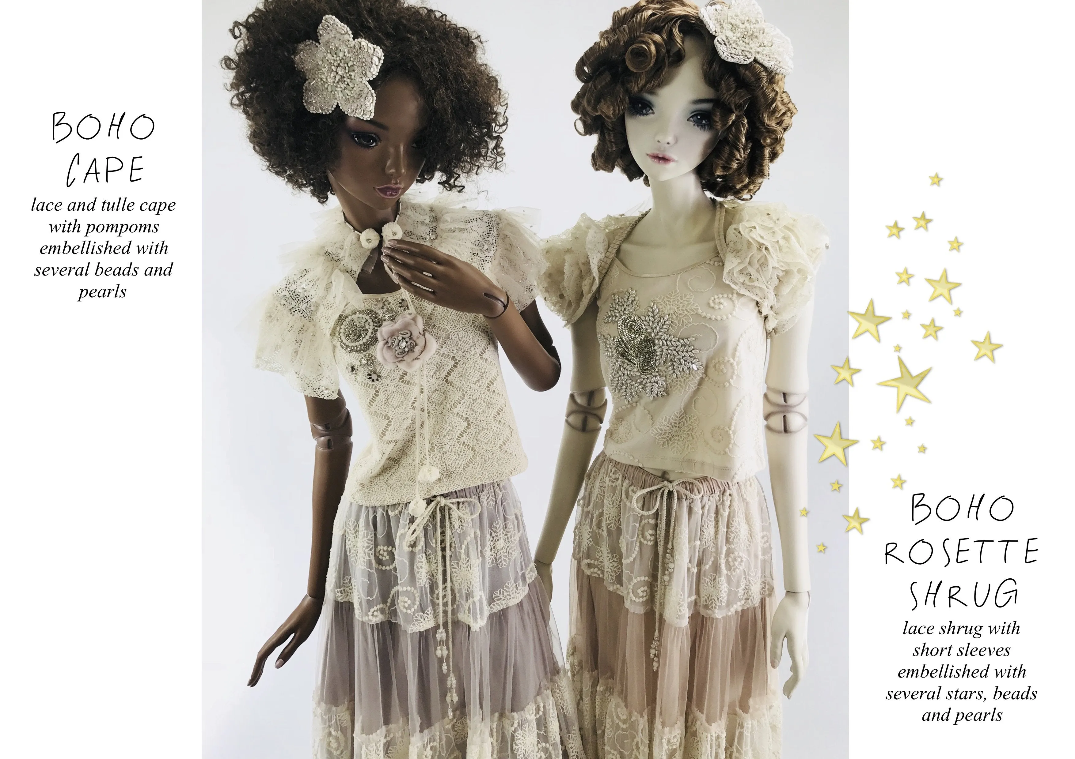 [ OUTLET!] DOLLY by Le Petit Tom ® BOHO maxi skirt mauve