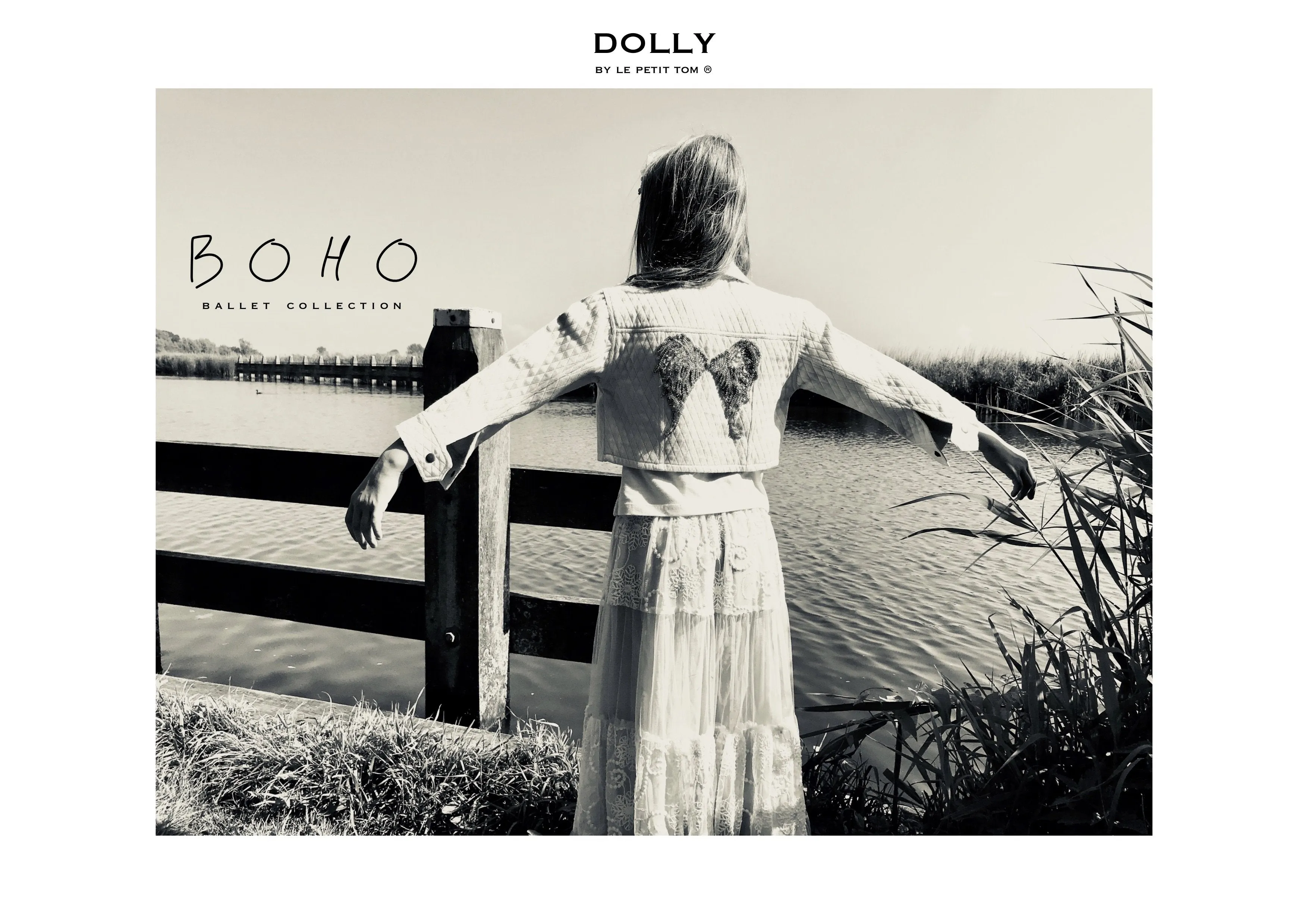 [ OUTLET!] DOLLY by Le Petit Tom ® BOHO maxi skirt mauve