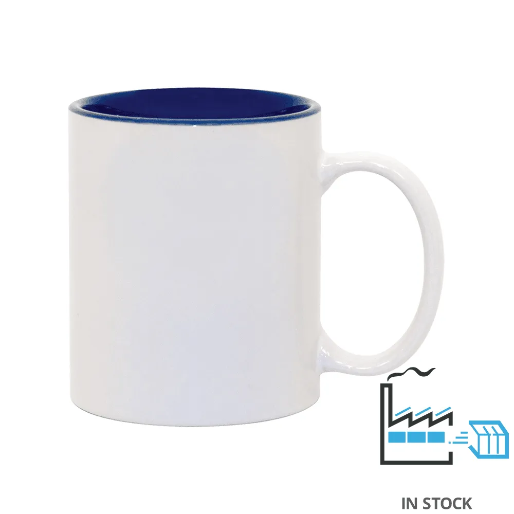 11 oz Two Tone Colored Mug - Blue