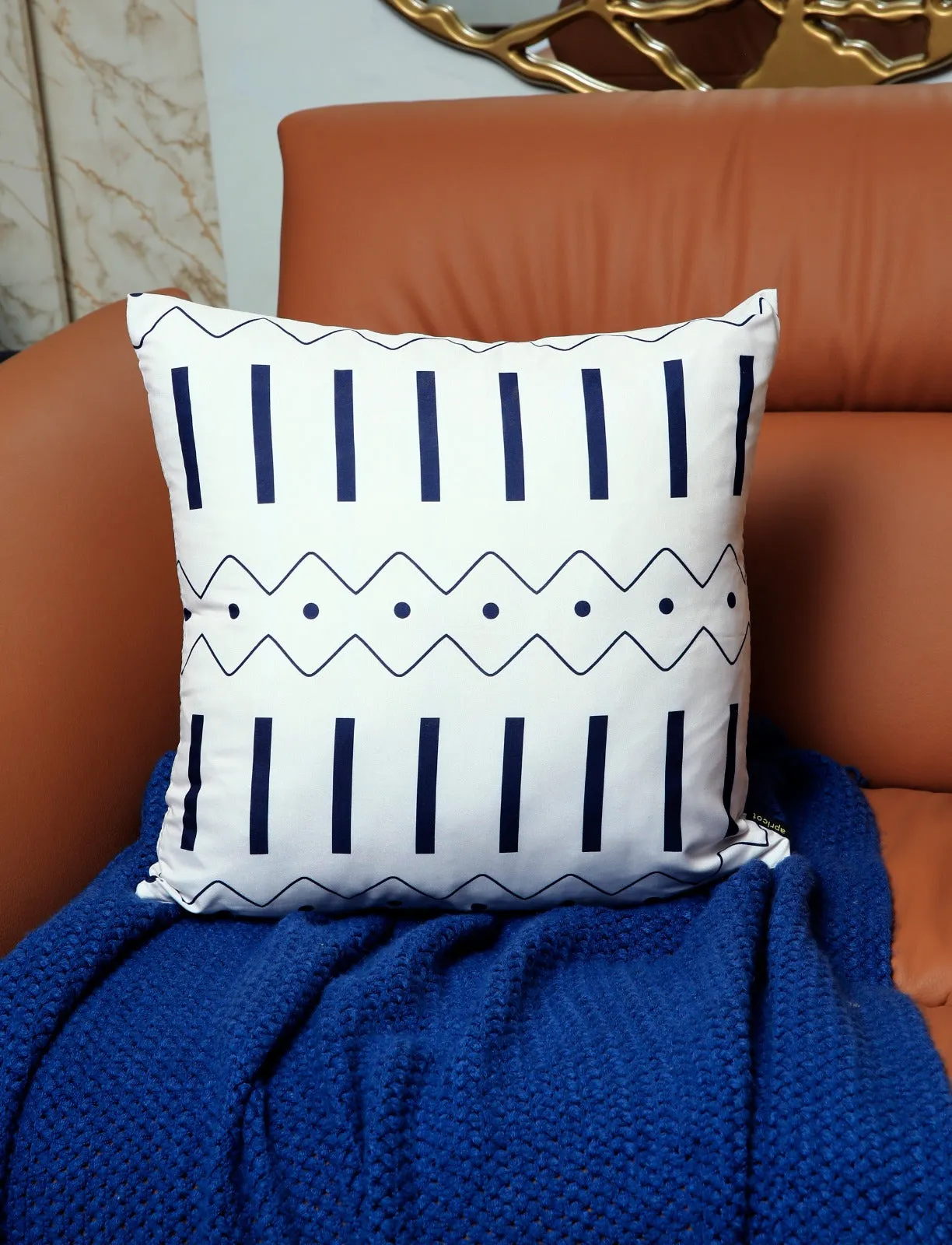 4 PCs Digital Printed Cotton Cushions-SWEET HOME
