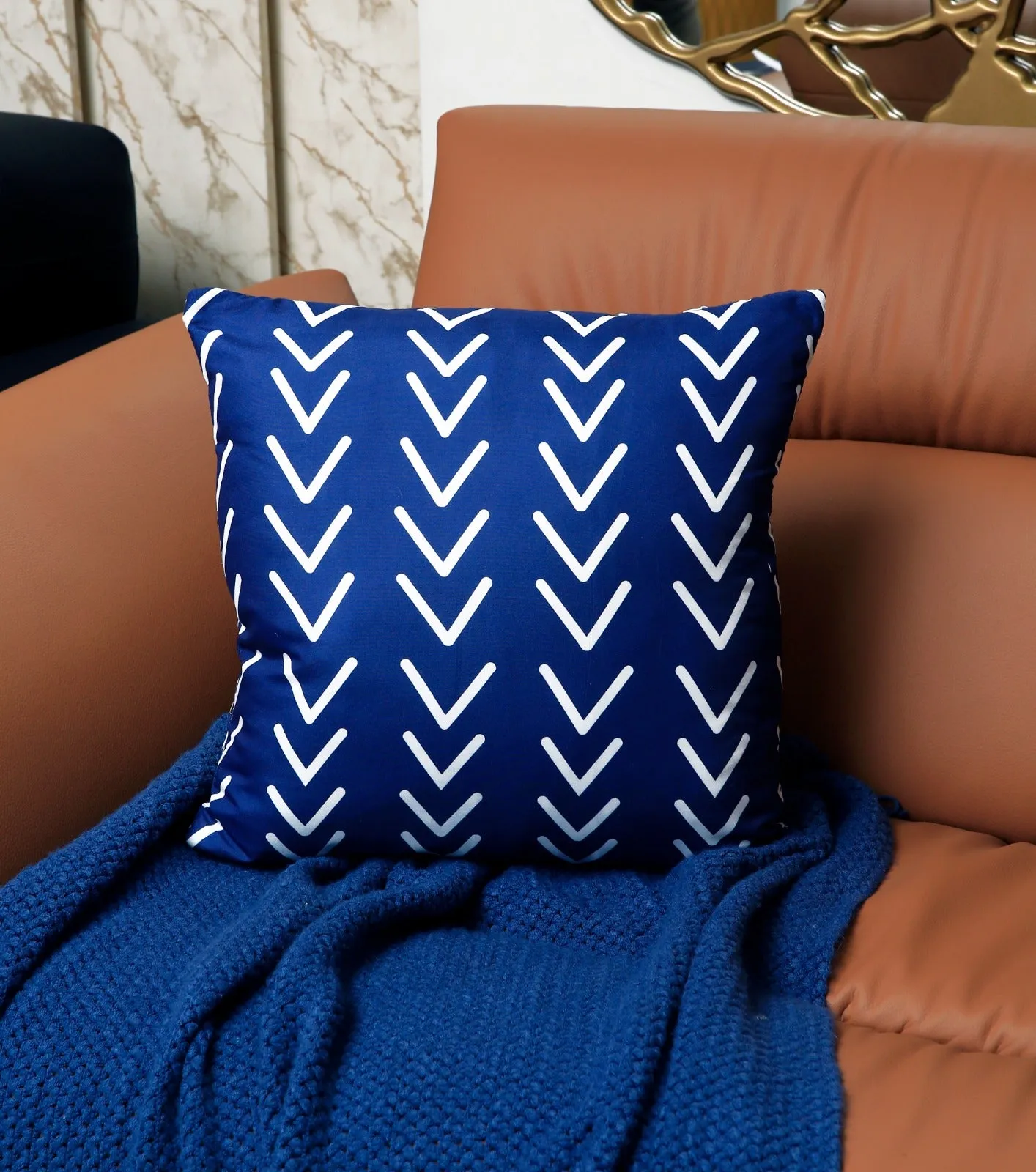 4 PCs Digital Printed Cotton Cushions-SWEET HOME