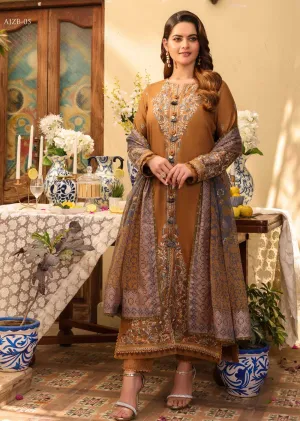 AJZB-05 - Unstitched - Zarq Barq Collection by Asim Jofa 2023