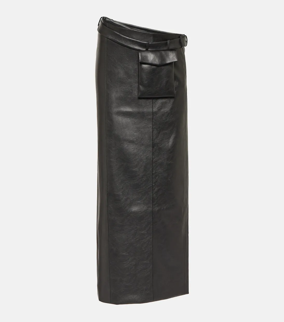 Atyri midi skirt with Aya Muse coating, black