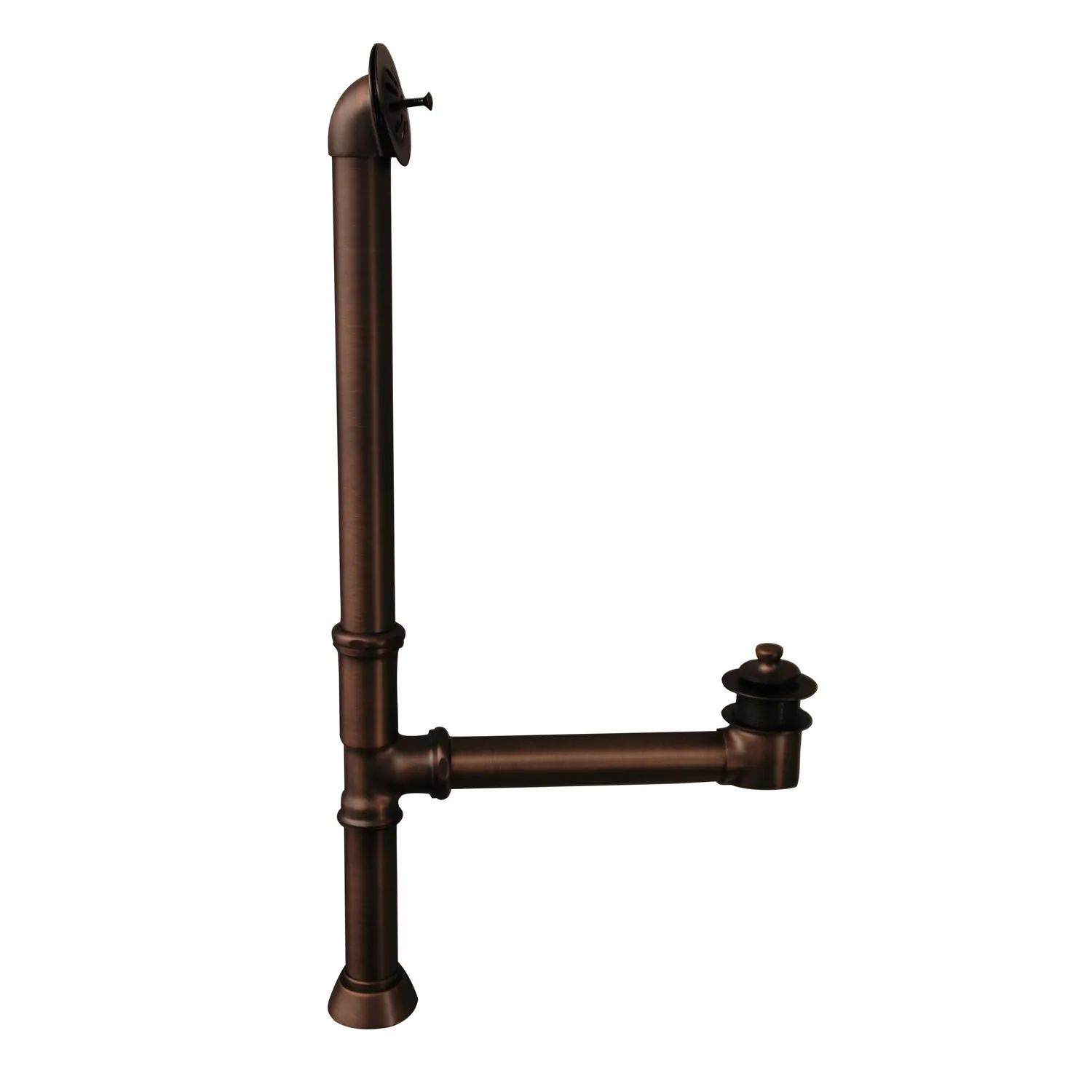 Bartlett 60″ Cast Iron Roll Top Tub Kit – Oil Rubbed Bronze Accessories