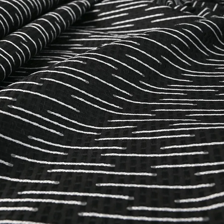 Black Blouse-weight Fabric 3280