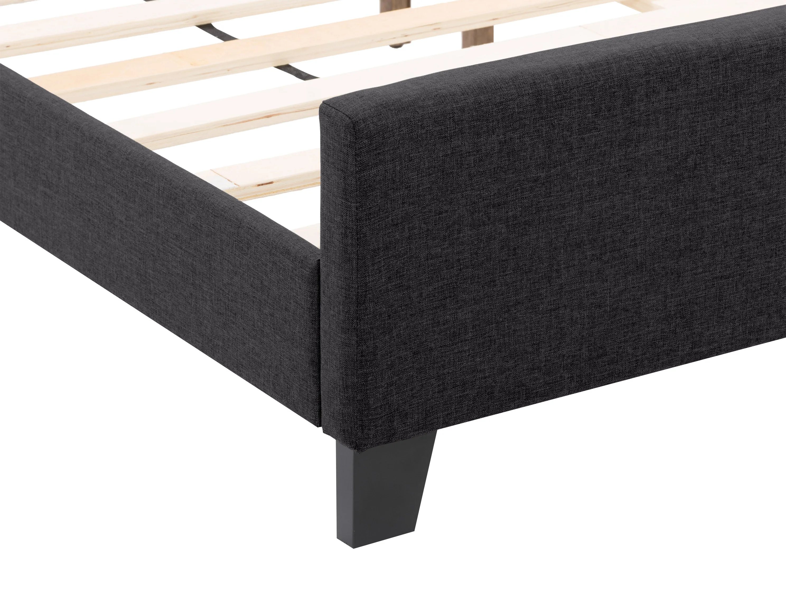 Black Double/Full Panel Bed
