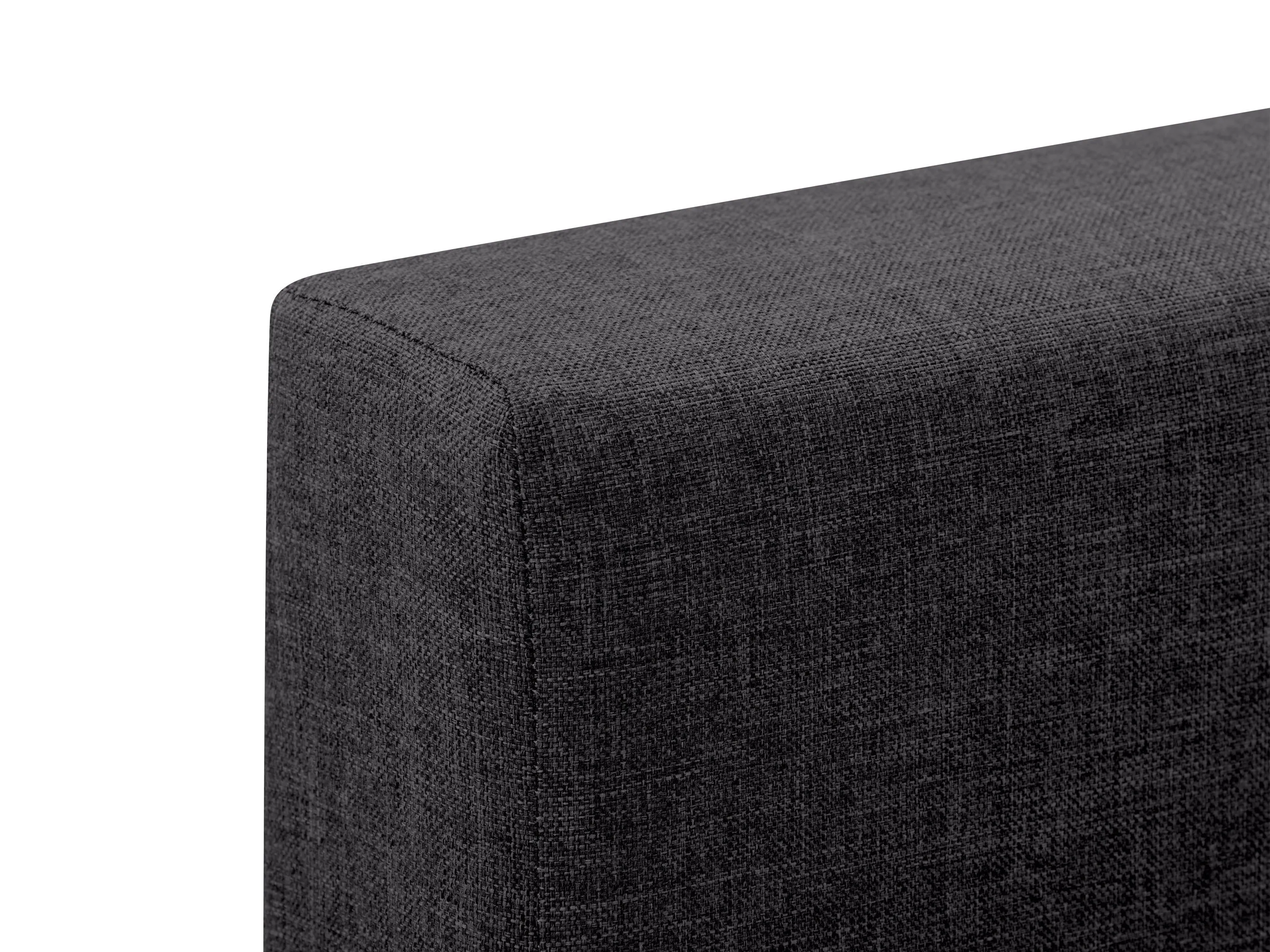 Black Double/Full Panel Bed