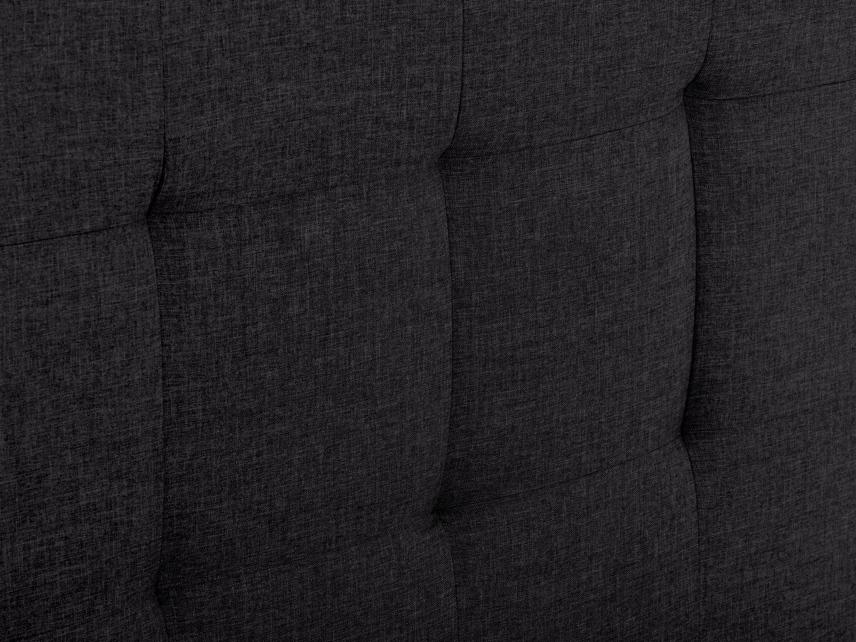 Black Double/Full Panel Bed