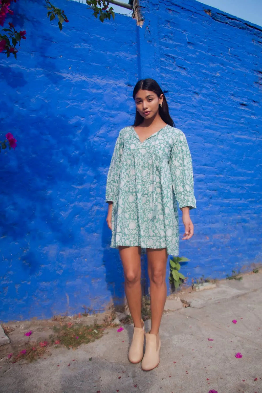 Block Printed Dress