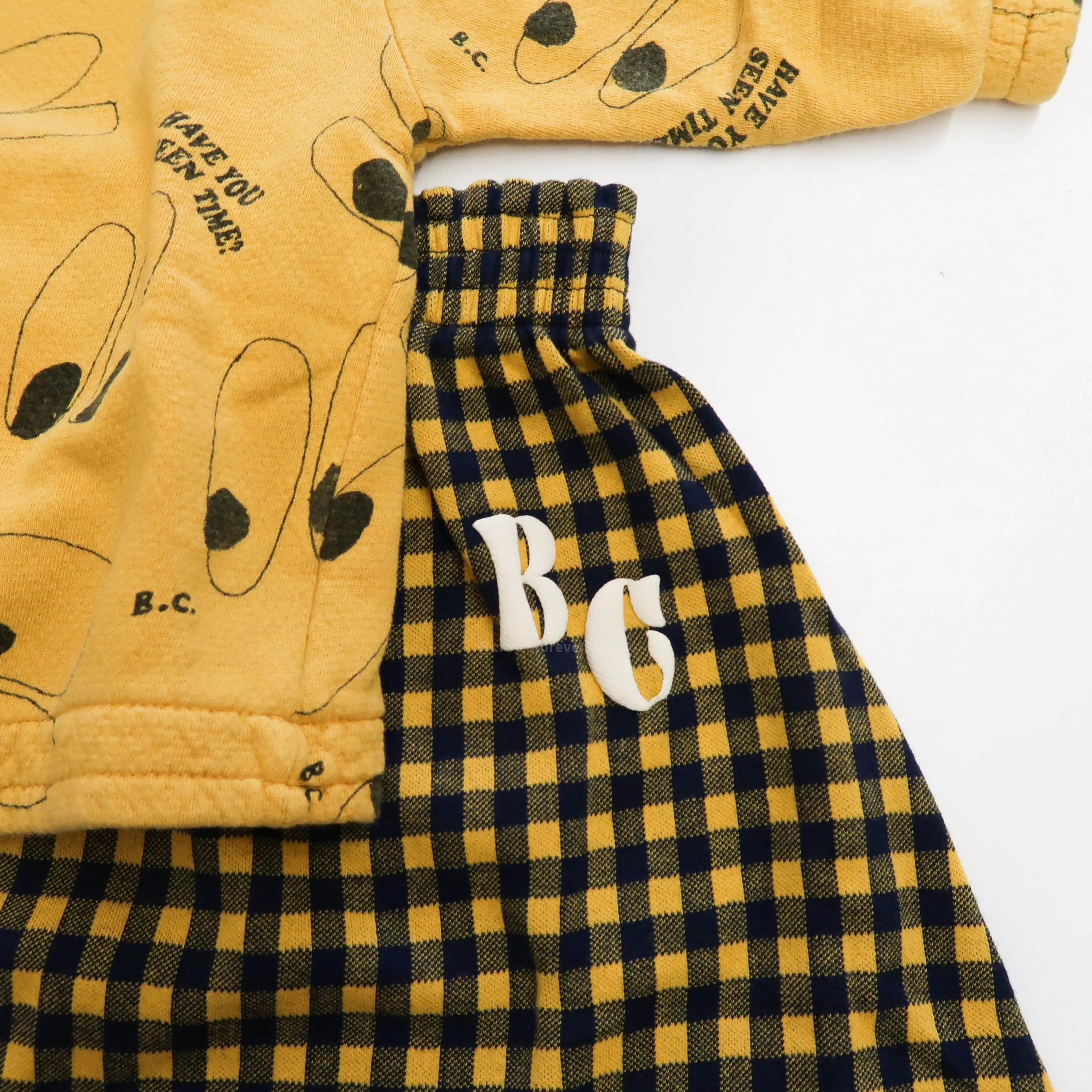 Bobo Choses BC Vichy Jacquard Skirt