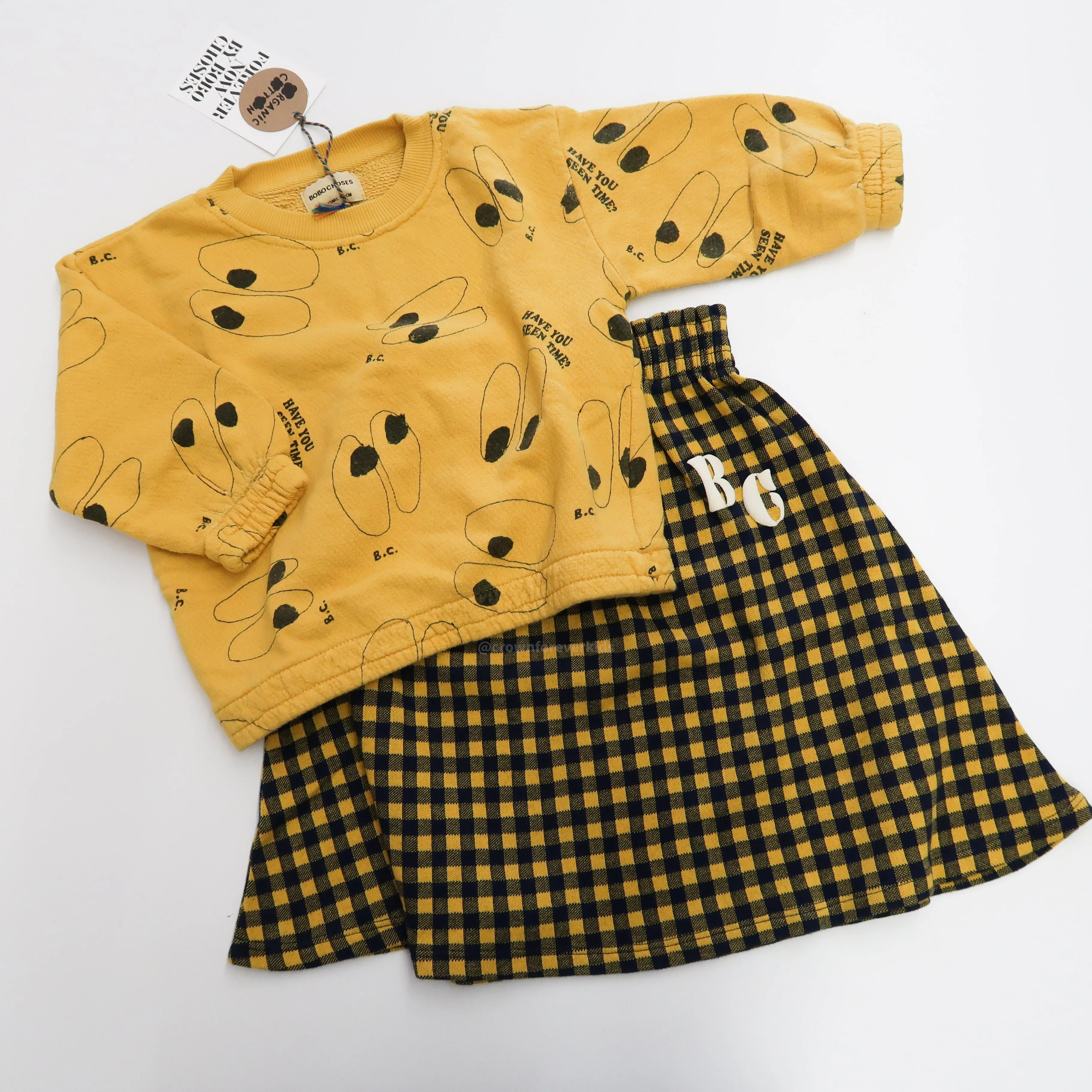 Bobo Choses BC Vichy Jacquard Skirt