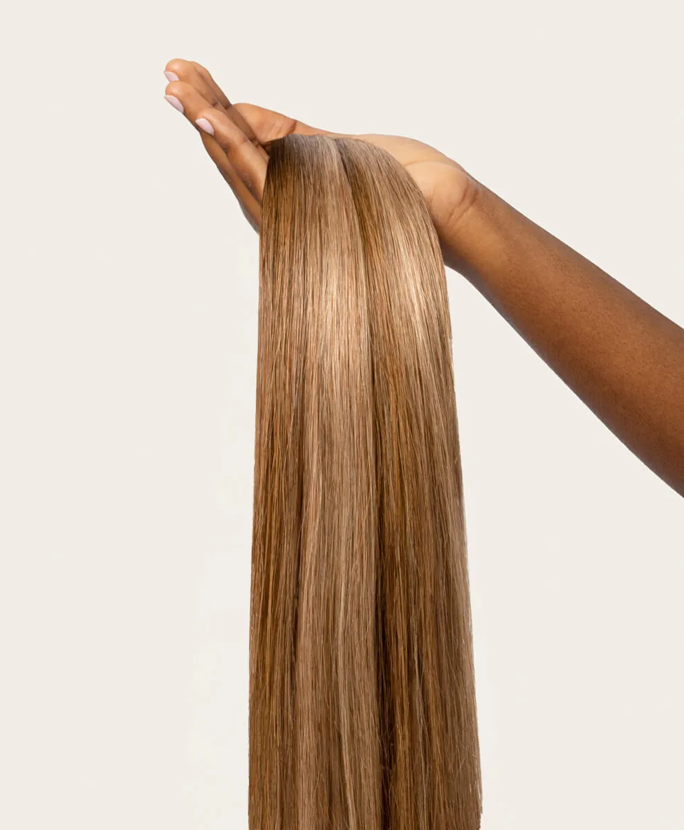 Bronde Highlighted, 20" Classic Clip-In Hair Extensions, P10/18/6 | 120g