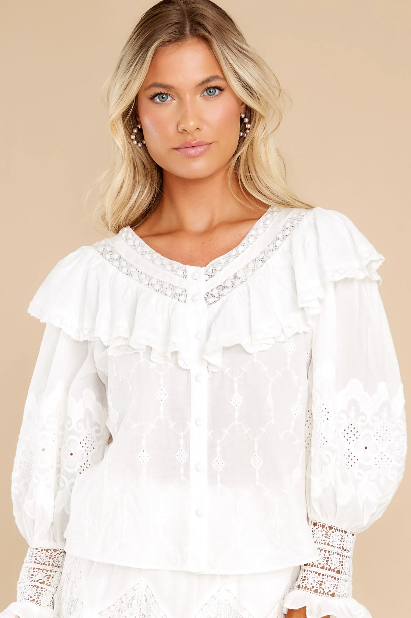 Bunnie True White Blouse