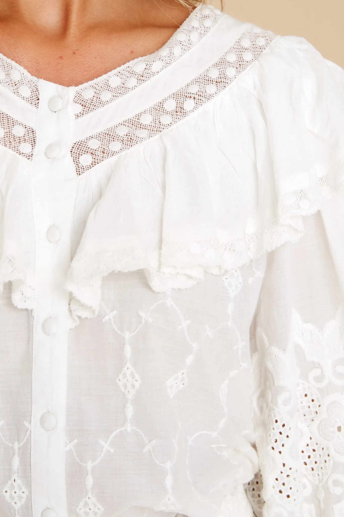 Bunnie True White Blouse