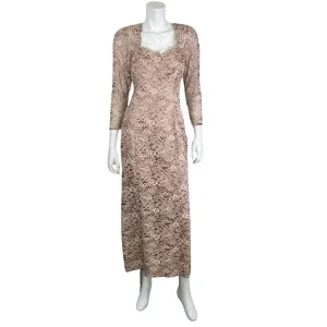 Elegant Rose Lace Dress