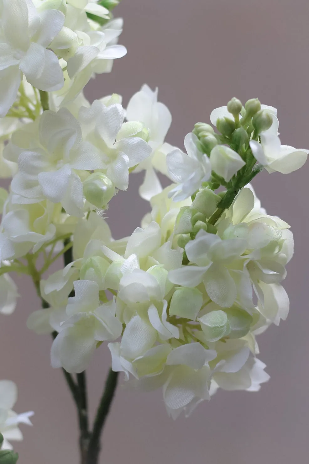 Faux White Lilac Spray
