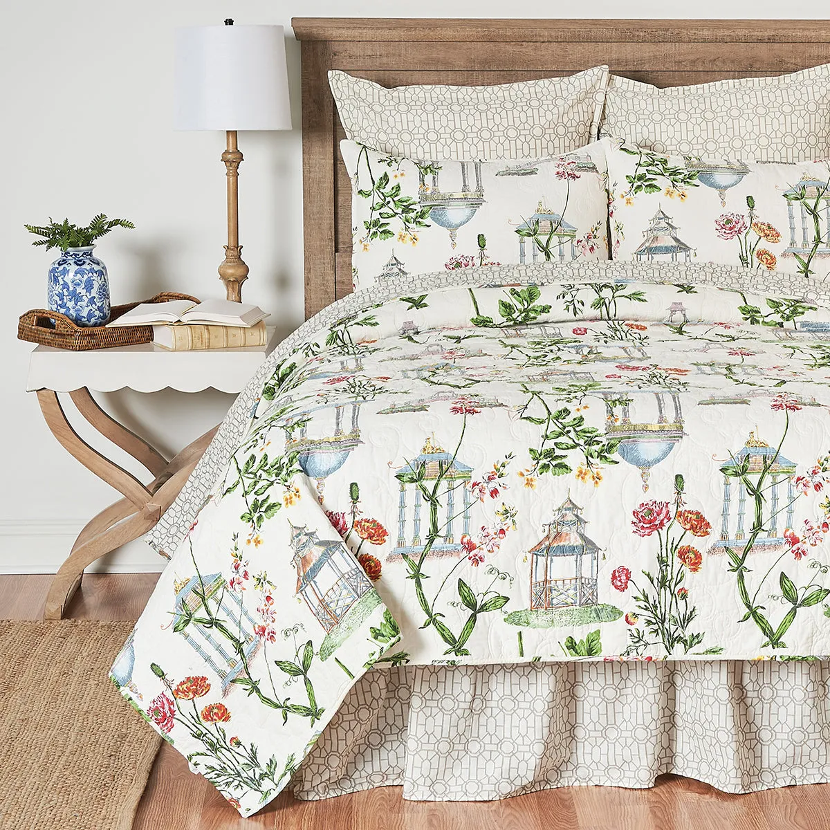 Folly Lattice Bed Skirt