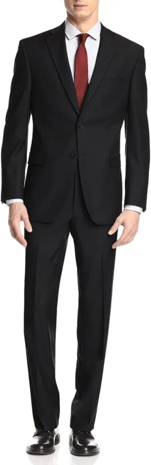 Giorgio Napoli GN Men's Two Button 2 Piece Modern Classic Fit Suit Jacket Pant