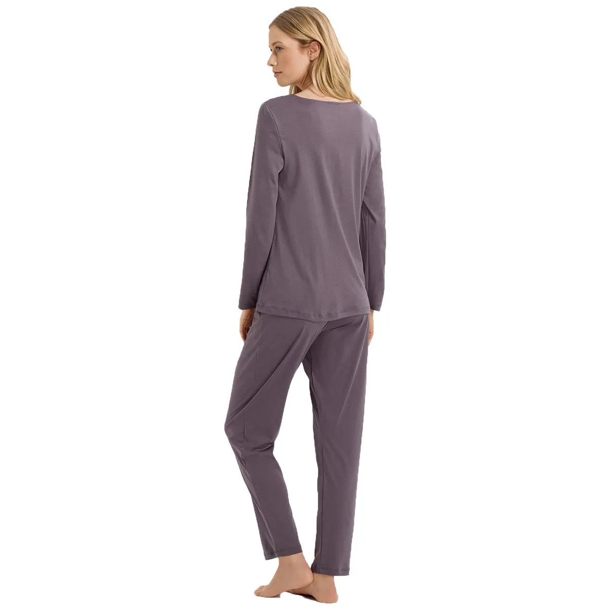 Hanro Cotton Long Sleeve Hope Pajama