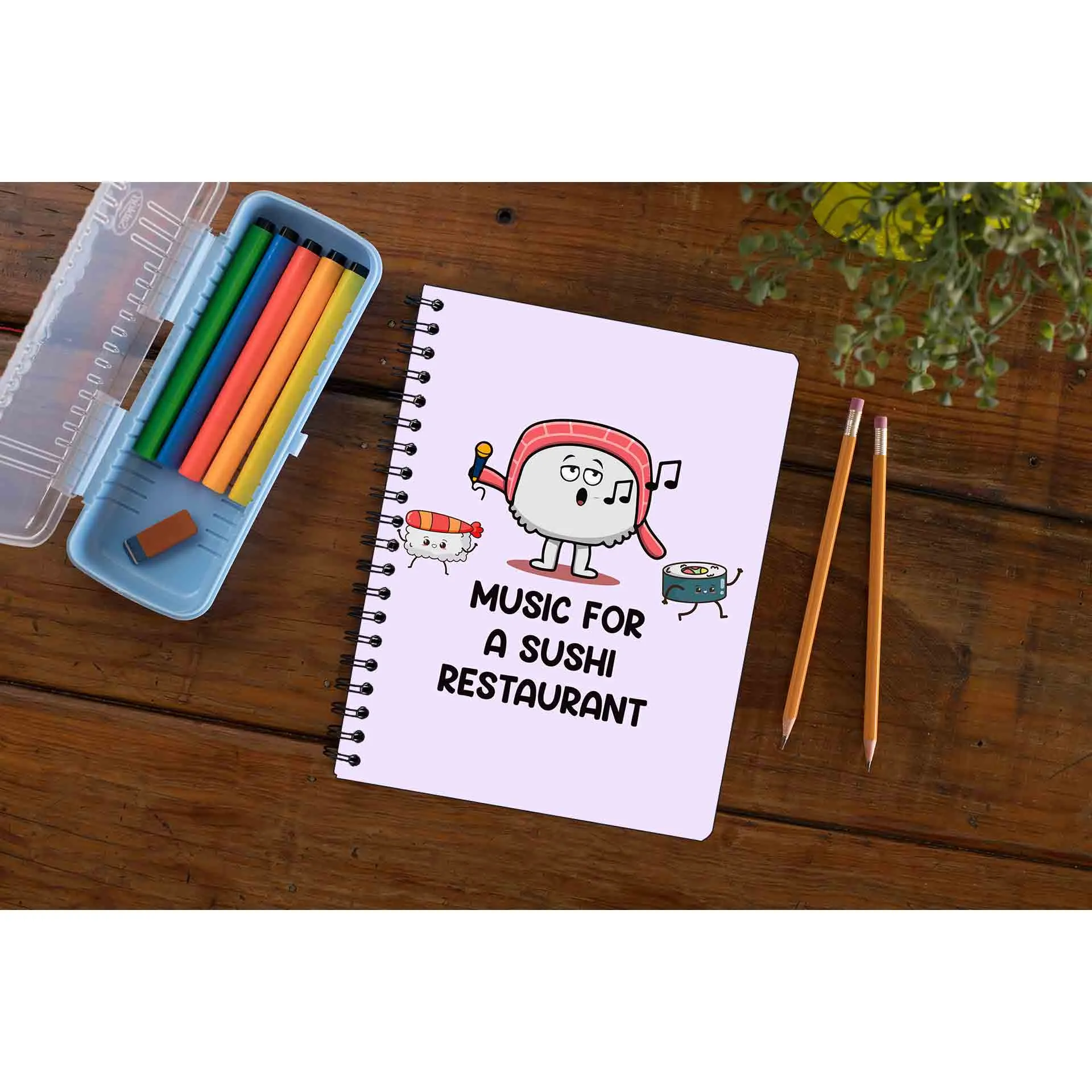 Harry Styles Notebook - Music For A Sushi Restaurant
