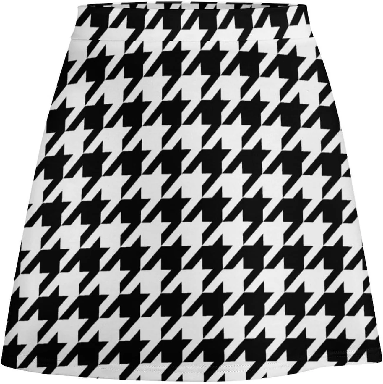 Houndstooth Short Skirt Athletic Skorts Womens Golf Skirts Pickleball Skort Breathable High Waist Workout Sport Skort