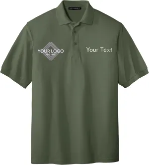 INK STITCH Men K500 Custom Stitching Silk Touch Polo Custom Shirts - 37 Colors