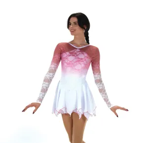 Jerry's Women's 578 Petals in the Snow Figure Skating Dress