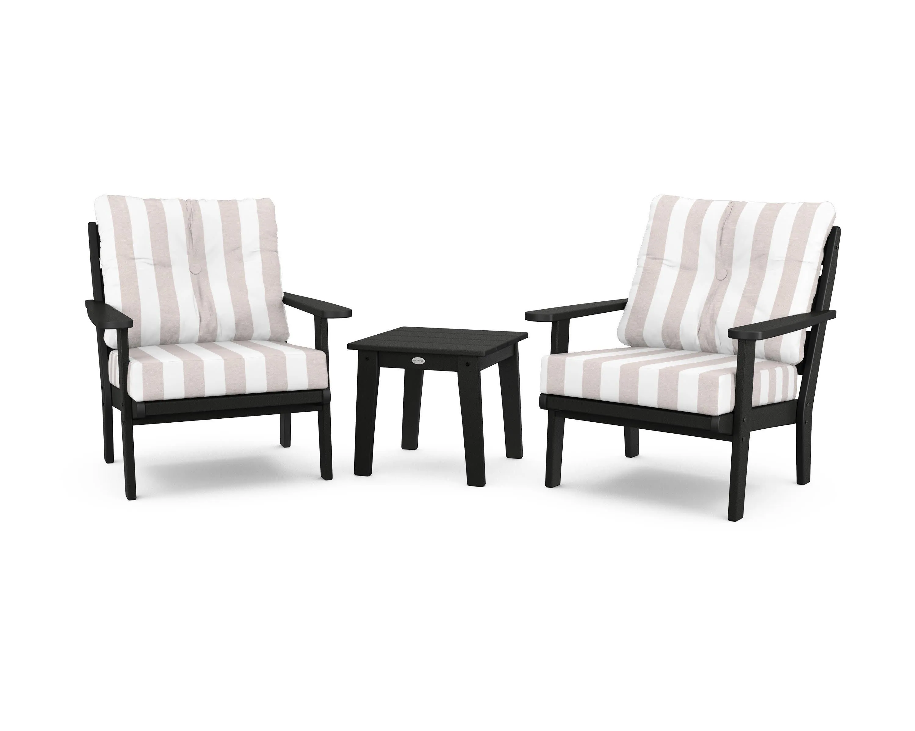 Lakeside 3-Piece Deep Seating Chair Set