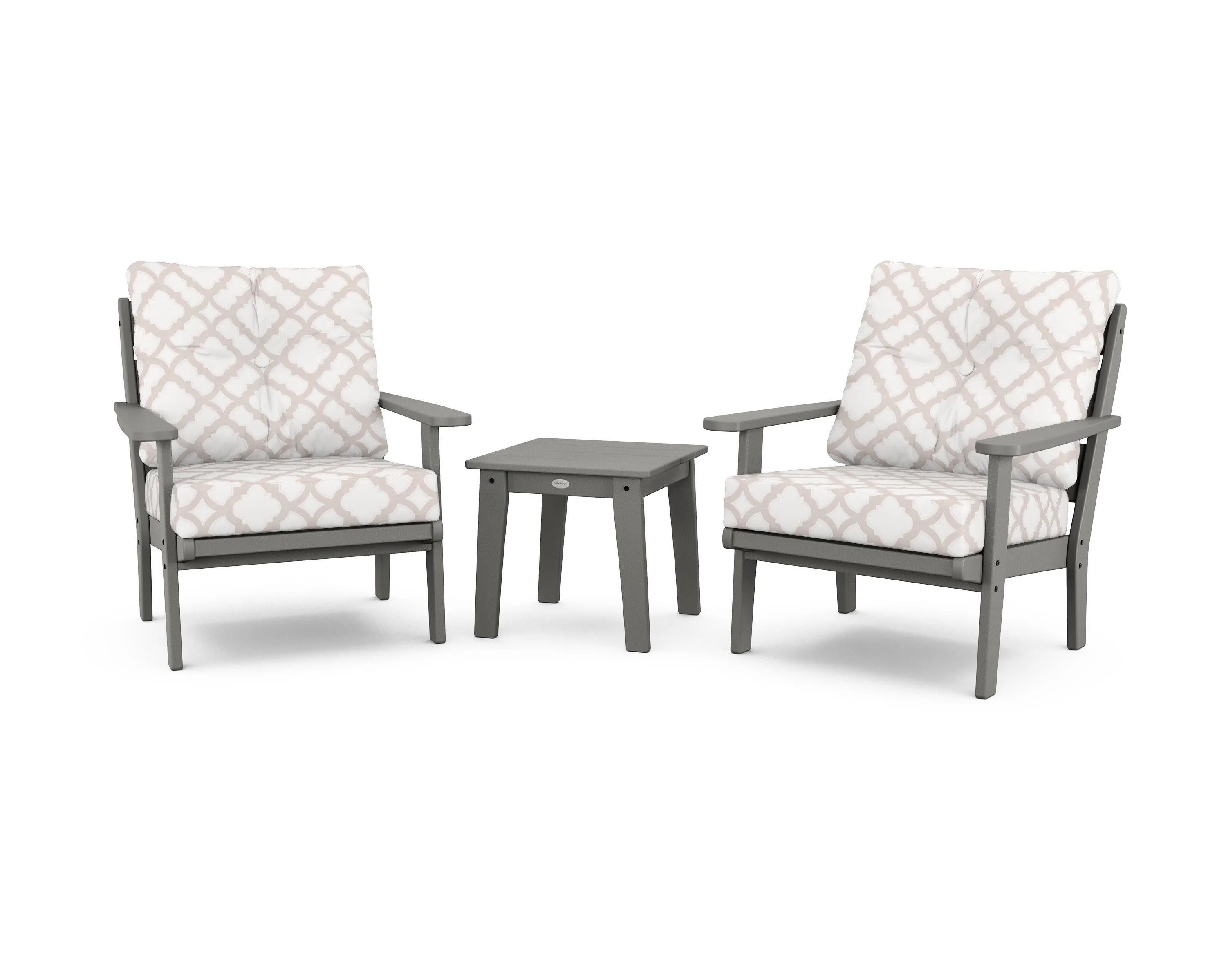 Lakeside 3-Piece Deep Seating Chair Set