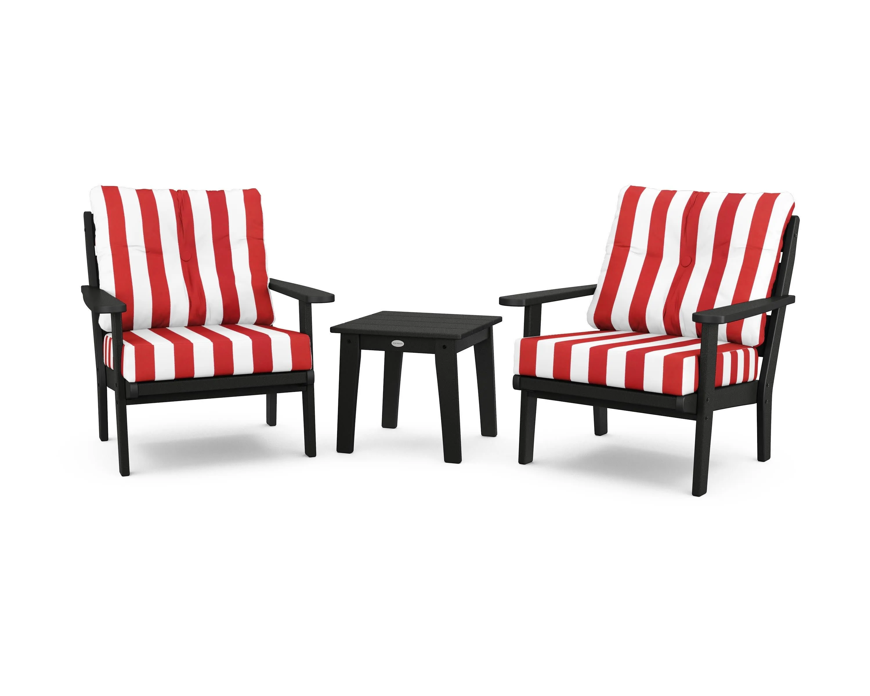 Lakeside 3-Piece Deep Seating Chair Set