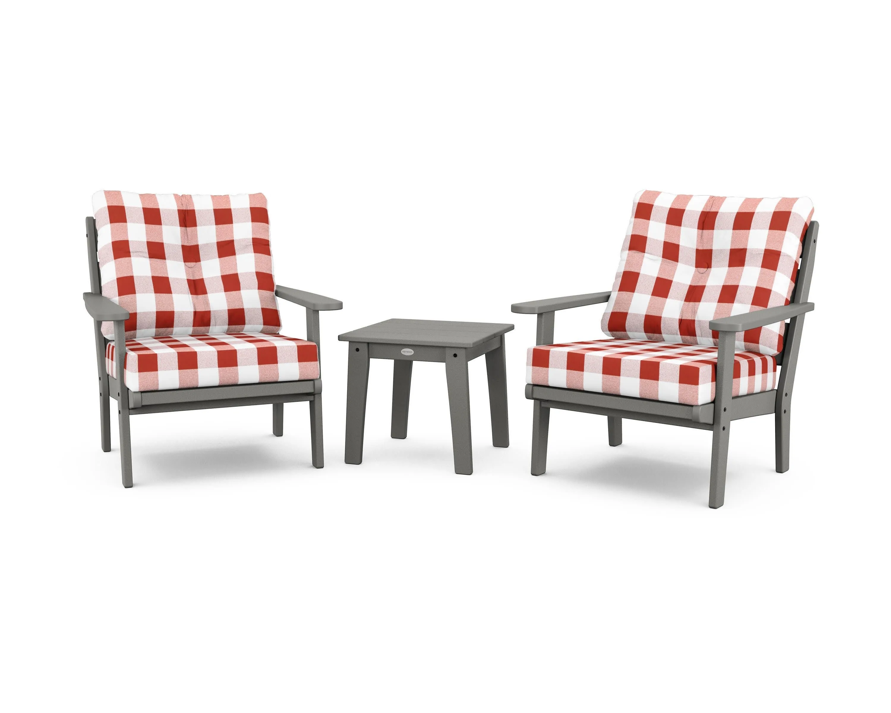 Lakeside 3-Piece Deep Seating Chair Set