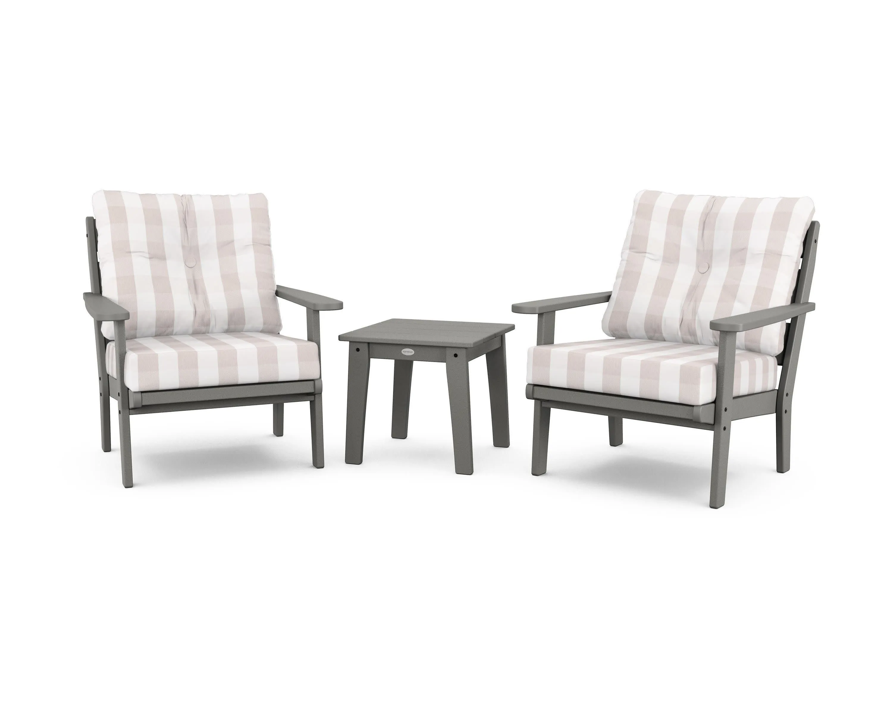 Lakeside 3-Piece Deep Seating Chair Set