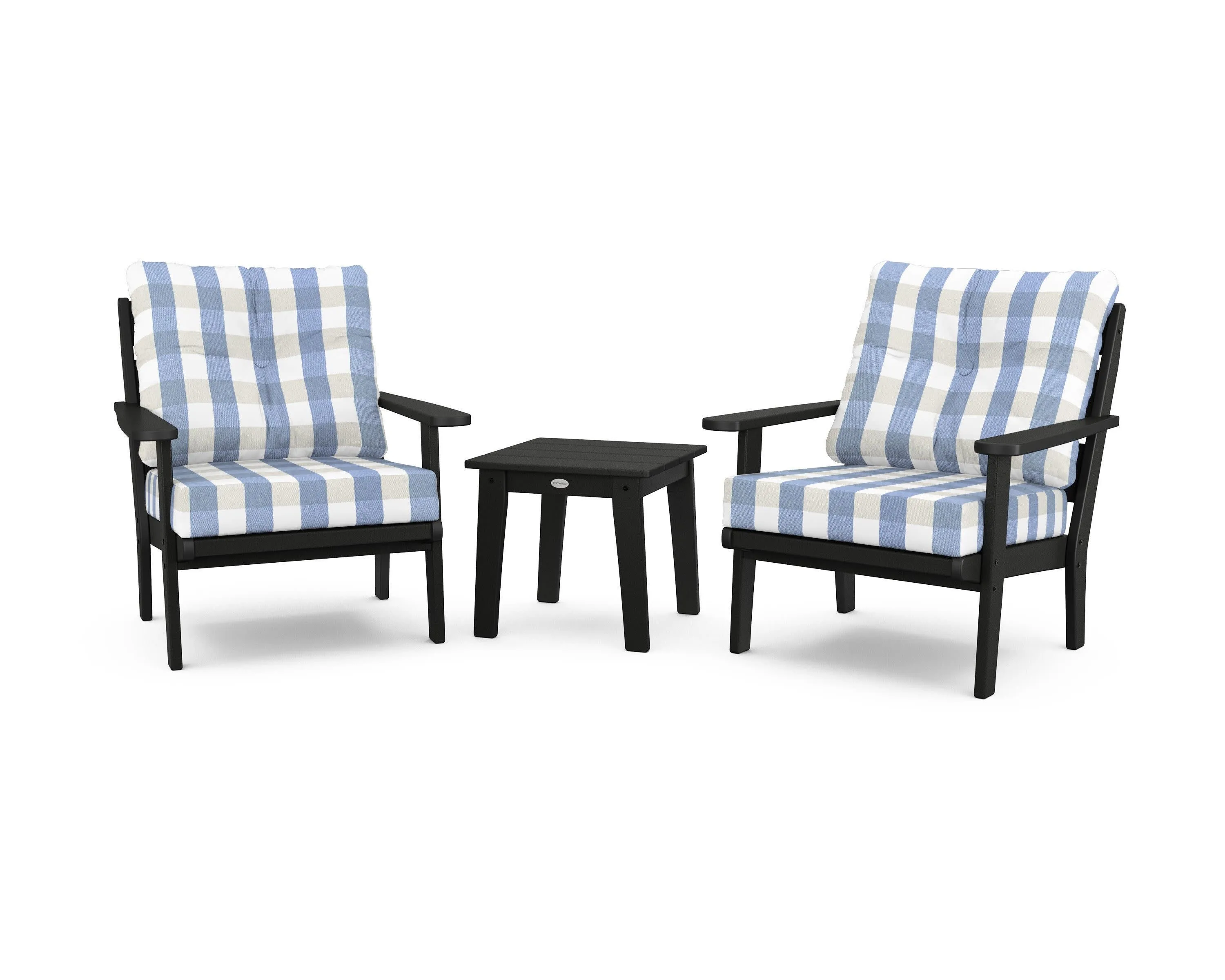 Lakeside 3-Piece Deep Seating Chair Set