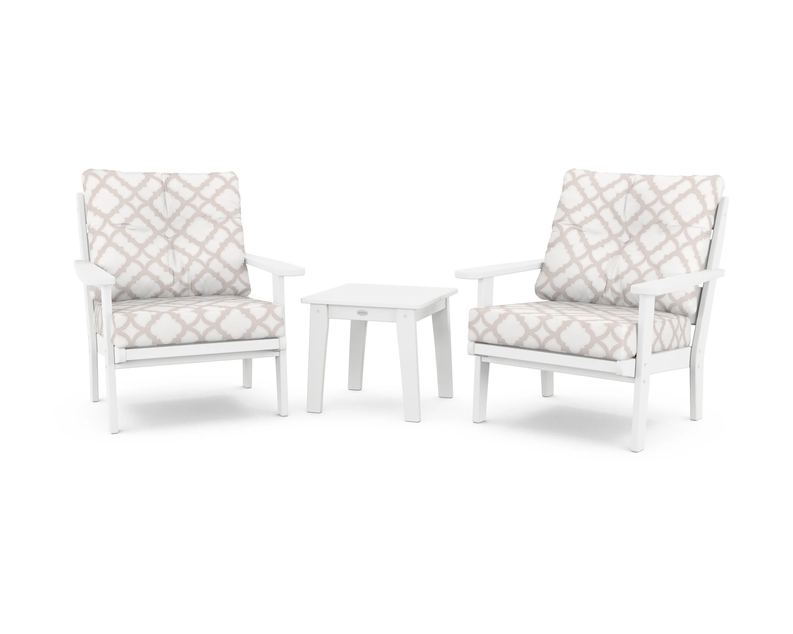 Lakeside 3-Piece Deep Seating Chair Set