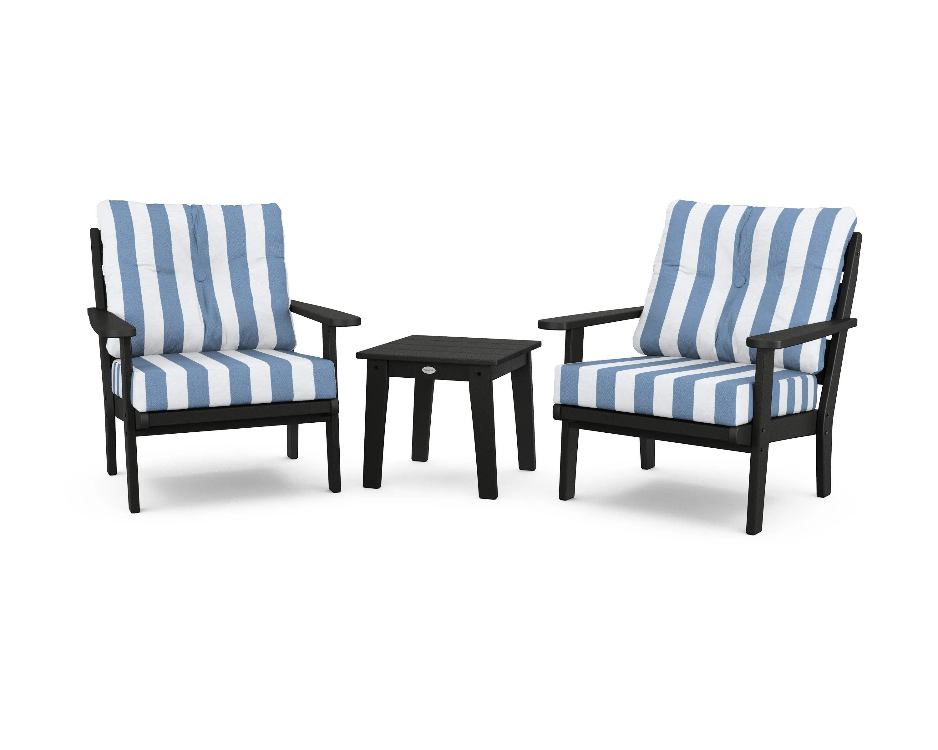 Lakeside 3-Piece Deep Seating Chair Set