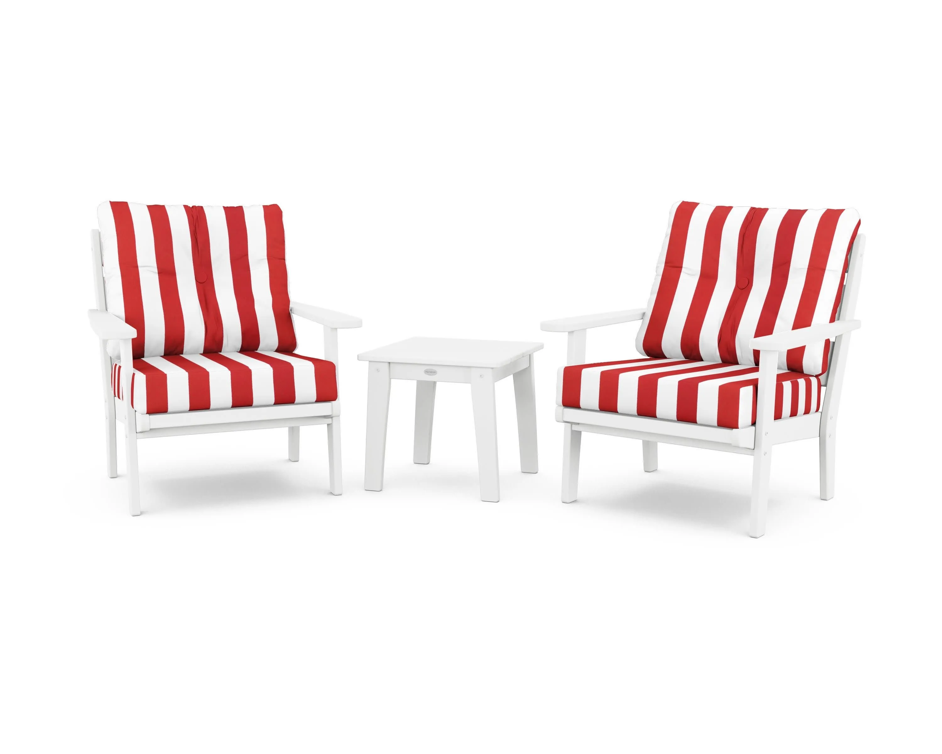 Lakeside 3-Piece Deep Seating Chair Set