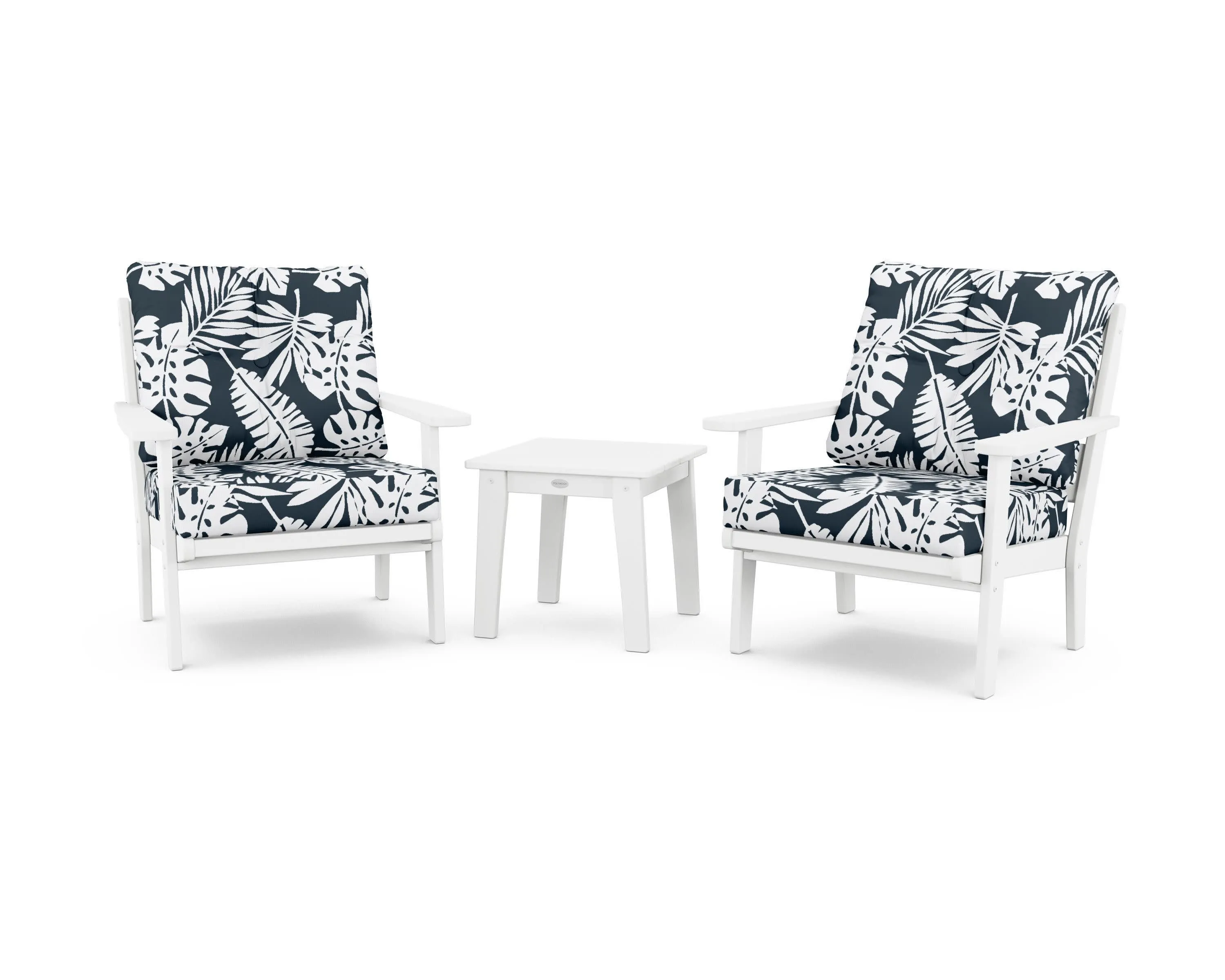 Lakeside 3-Piece Deep Seating Chair Set