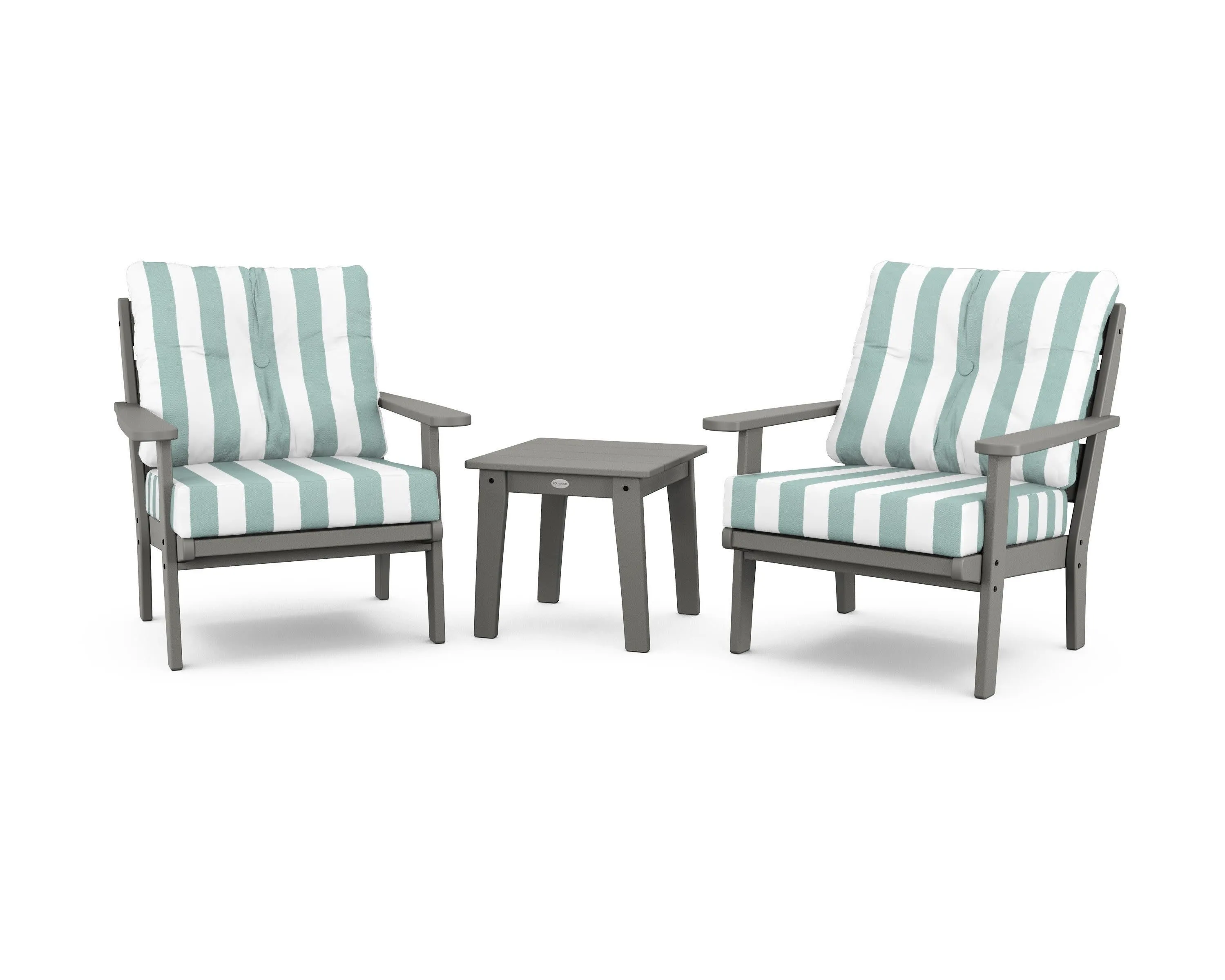 Lakeside 3-Piece Deep Seating Chair Set