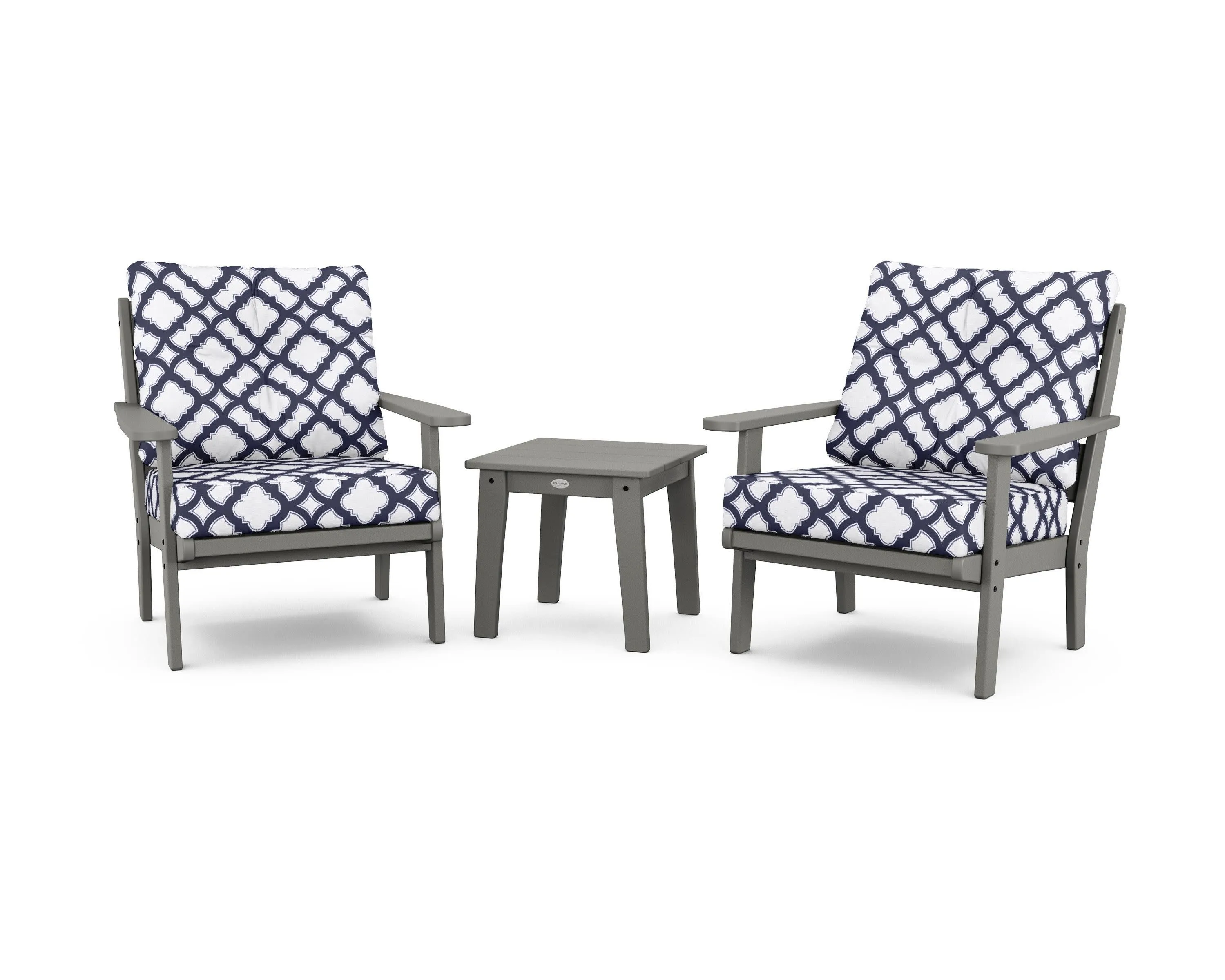 Lakeside 3-Piece Deep Seating Chair Set