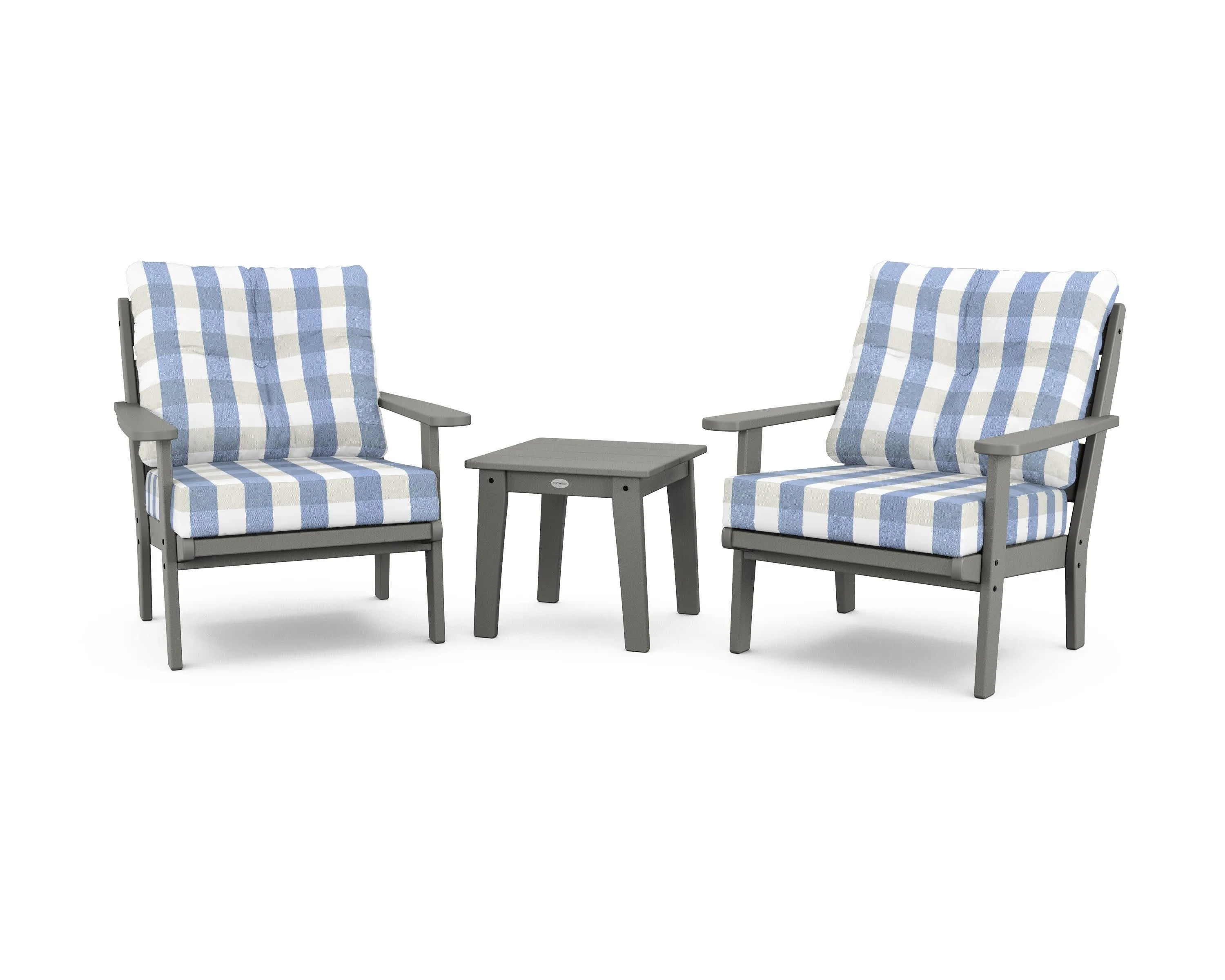 Lakeside 3-Piece Deep Seating Chair Set