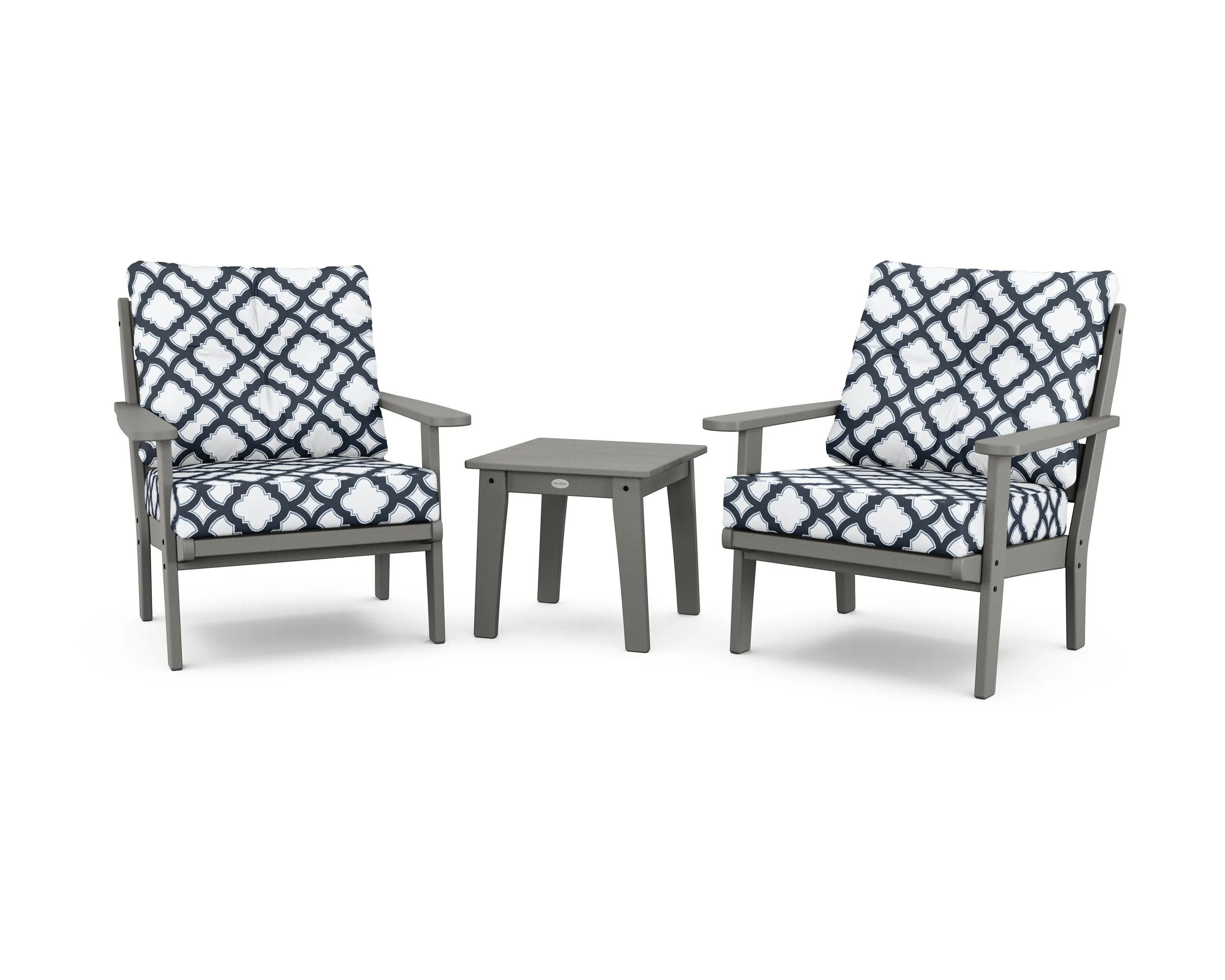 Lakeside 3-Piece Deep Seating Chair Set