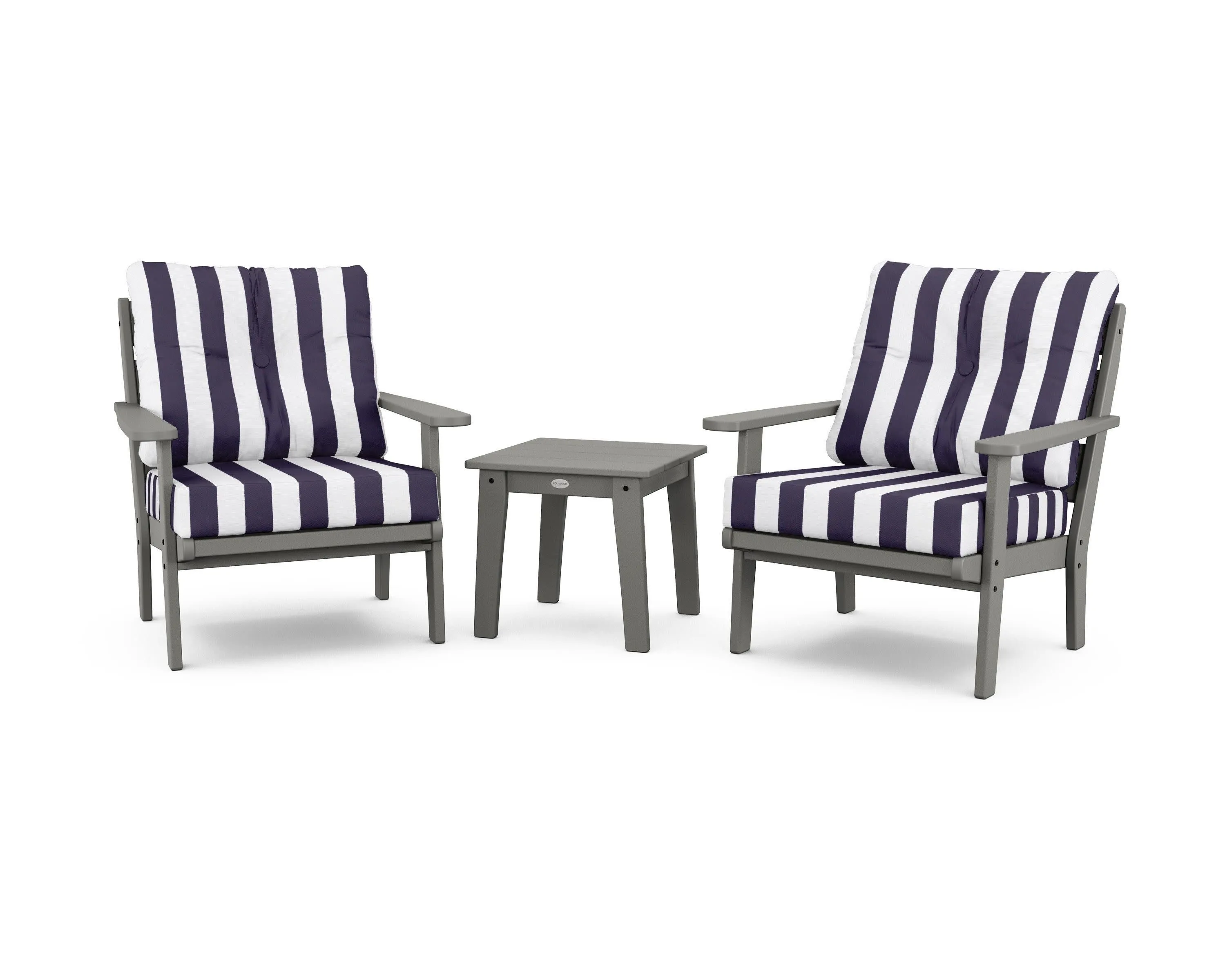 Lakeside 3-Piece Deep Seating Chair Set