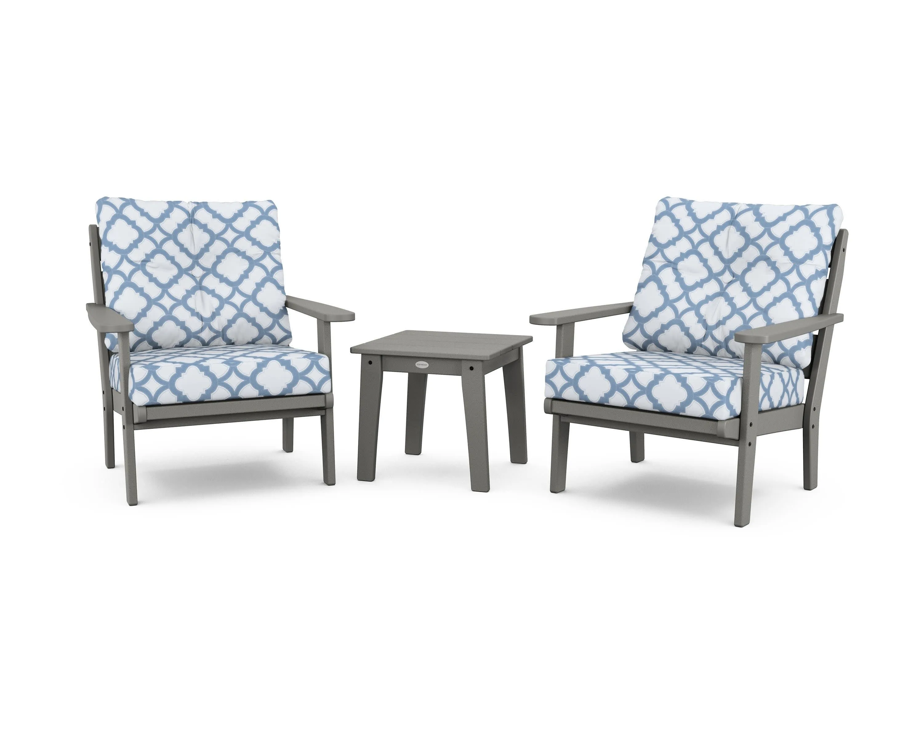 Lakeside 3-Piece Deep Seating Chair Set
