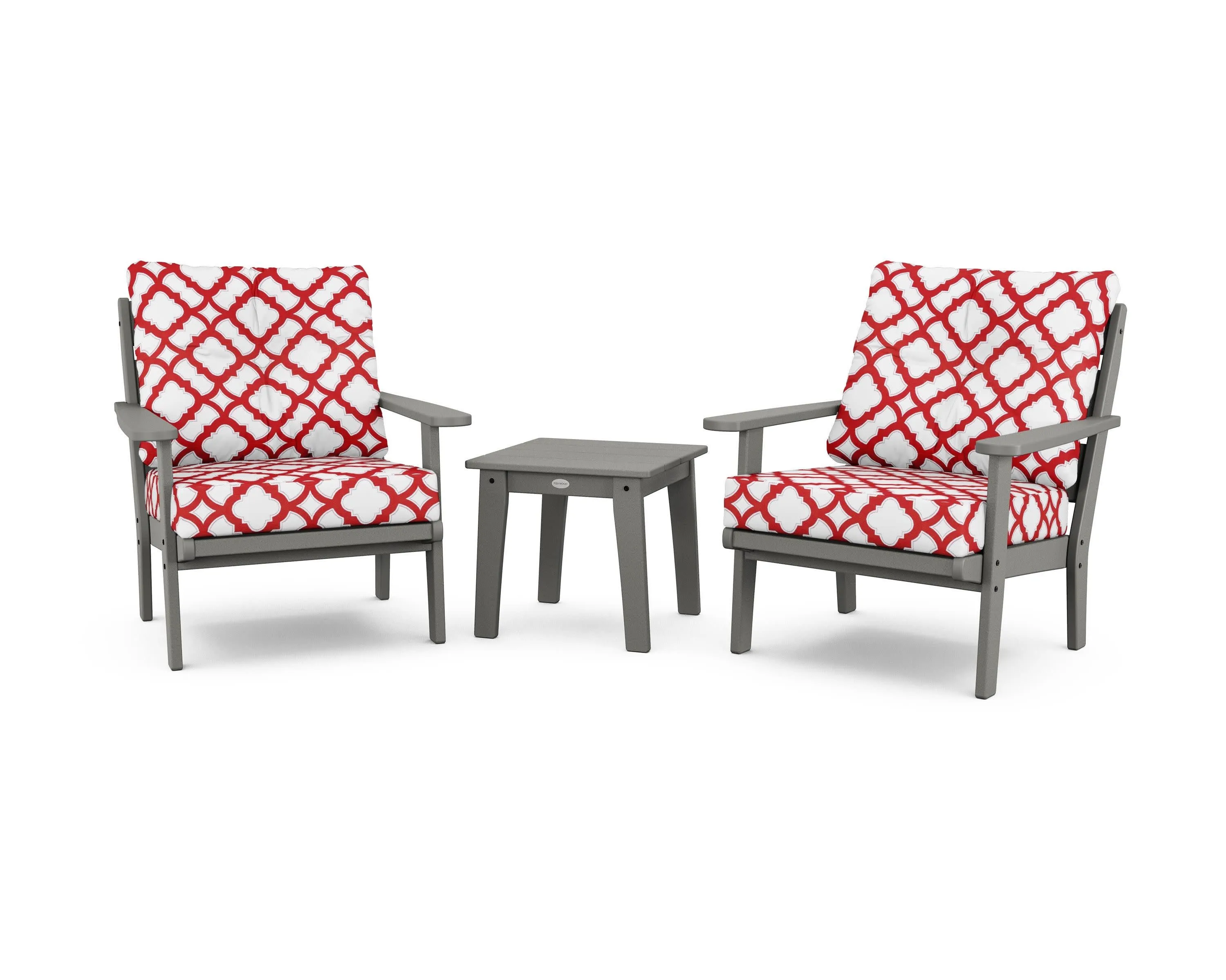 Lakeside 3-Piece Deep Seating Chair Set
