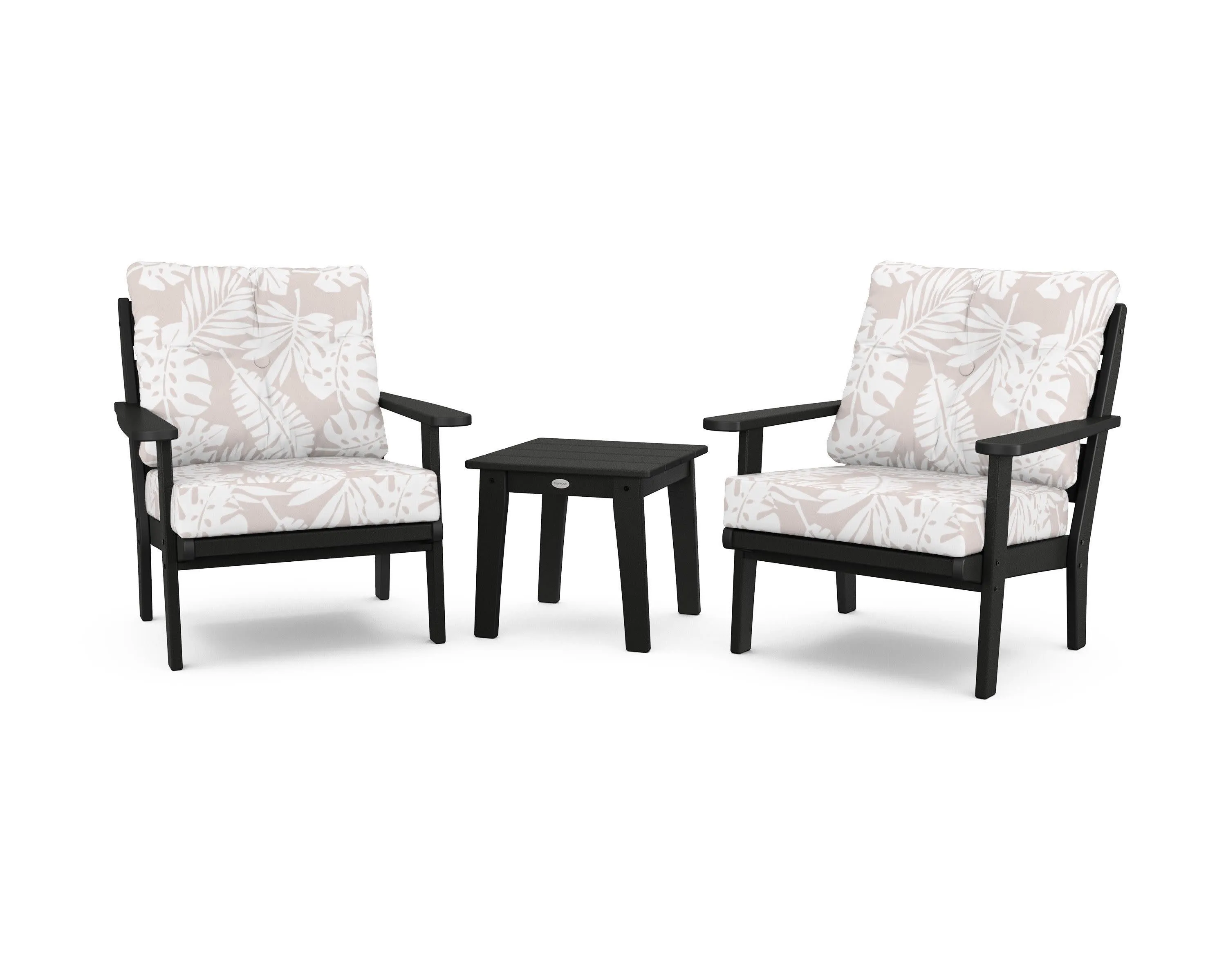 Lakeside 3-Piece Deep Seating Chair Set