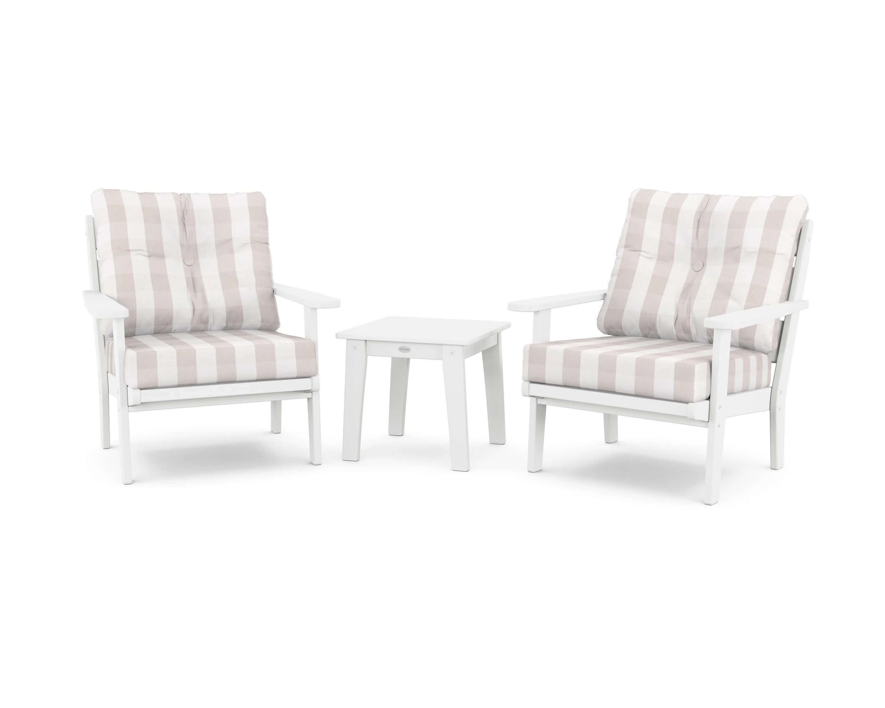 Lakeside 3-Piece Deep Seating Chair Set