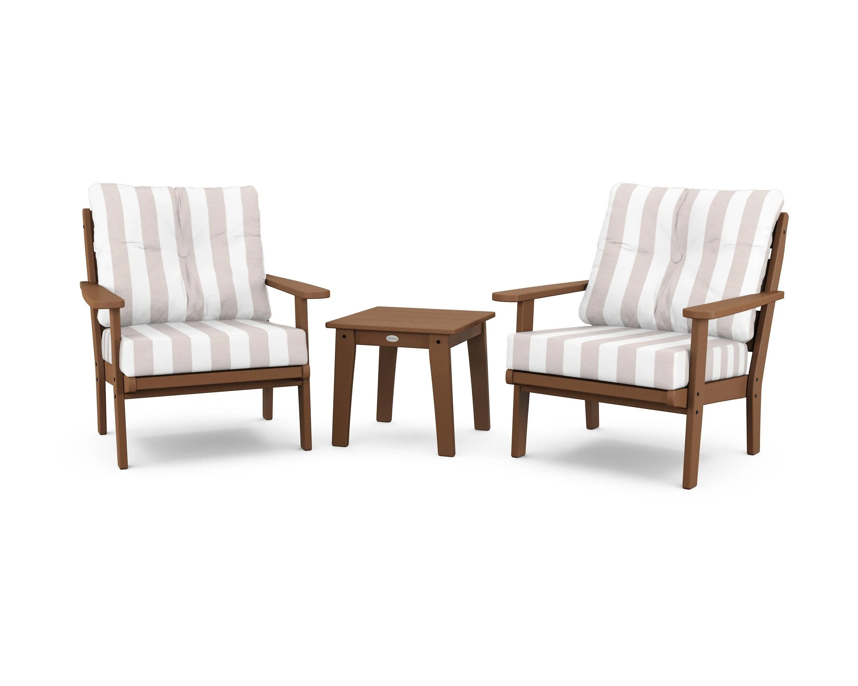 Lakeside 3-Piece Deep Seating Chair Set