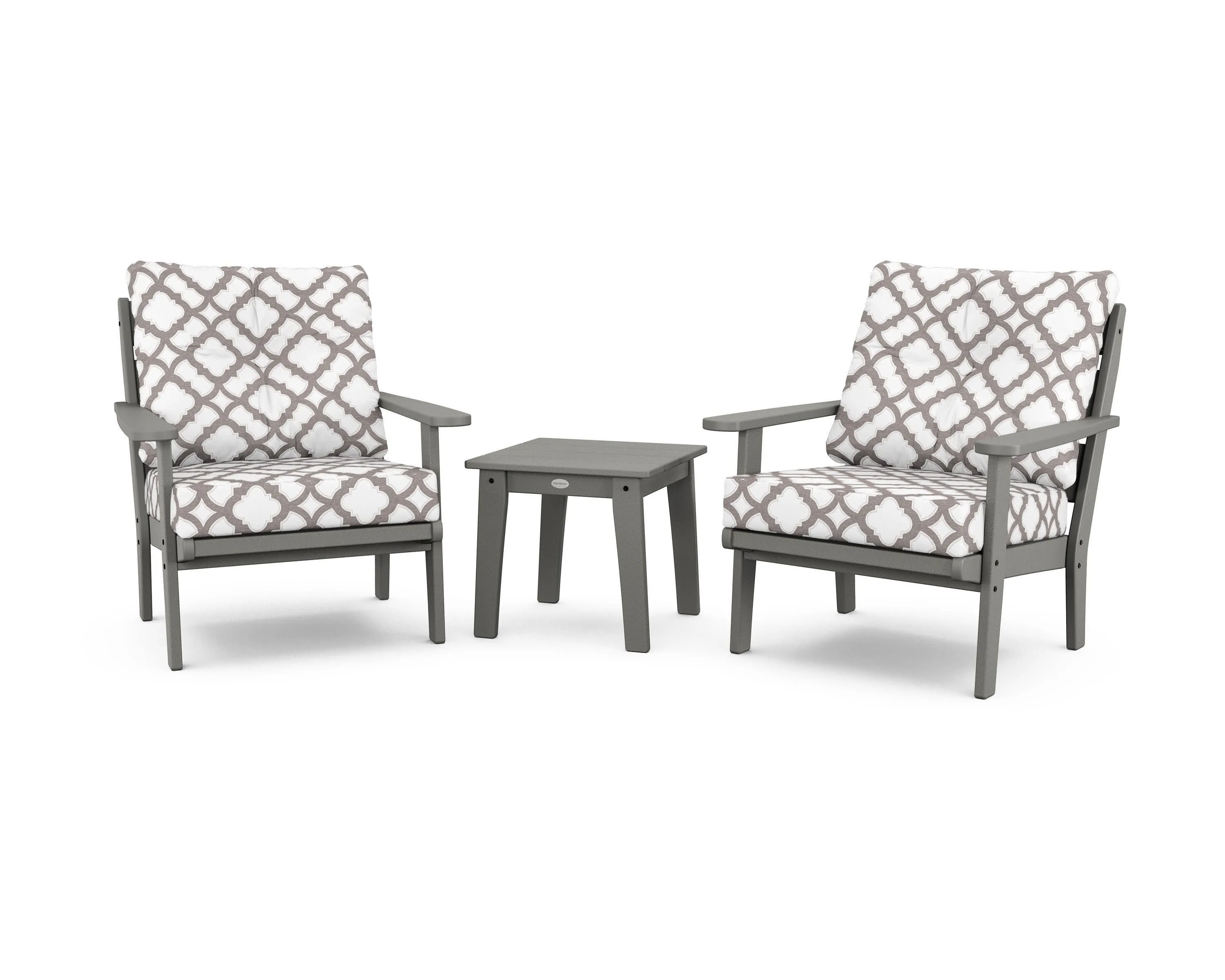 Lakeside 3-Piece Deep Seating Chair Set