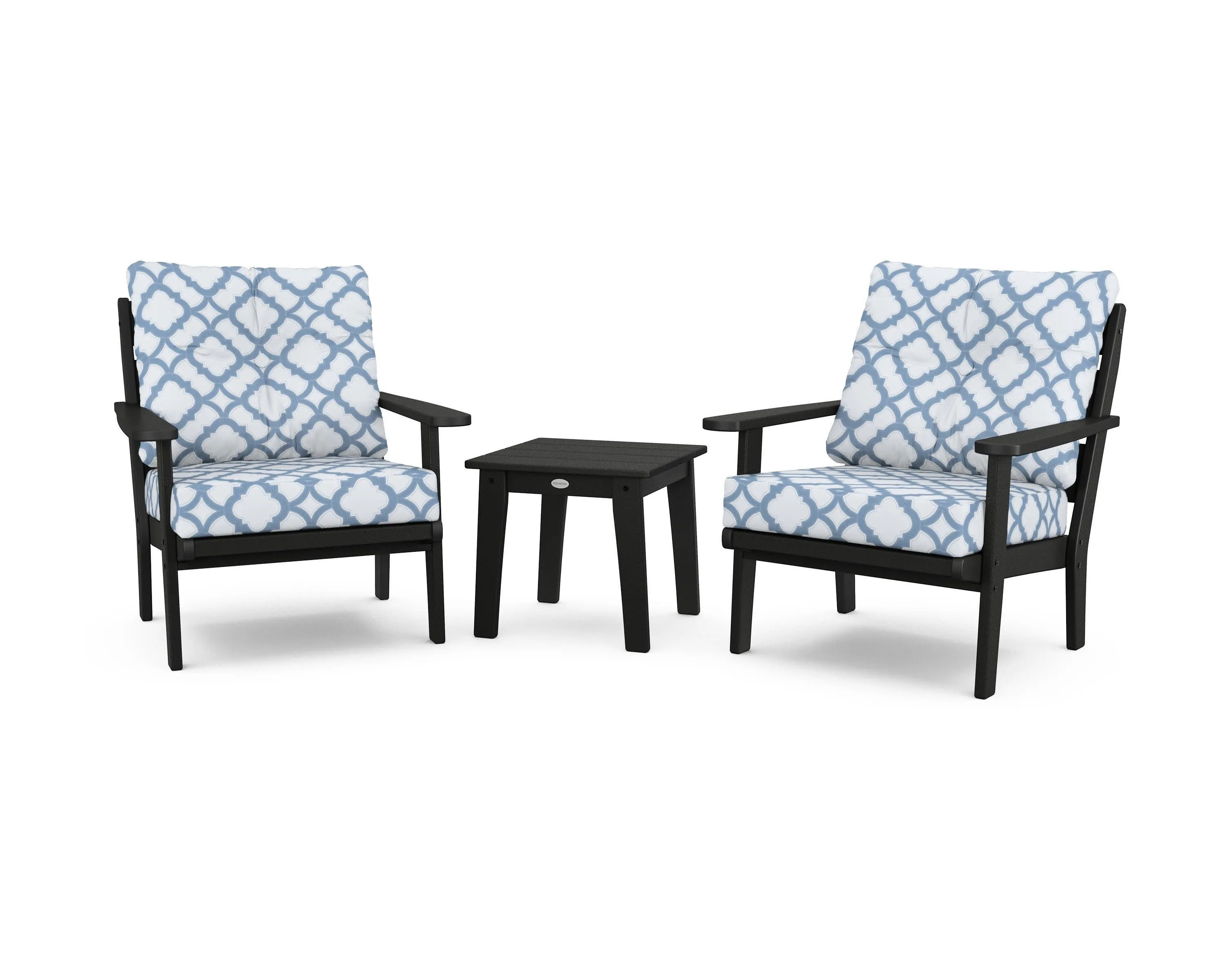 Lakeside 3-Piece Deep Seating Chair Set