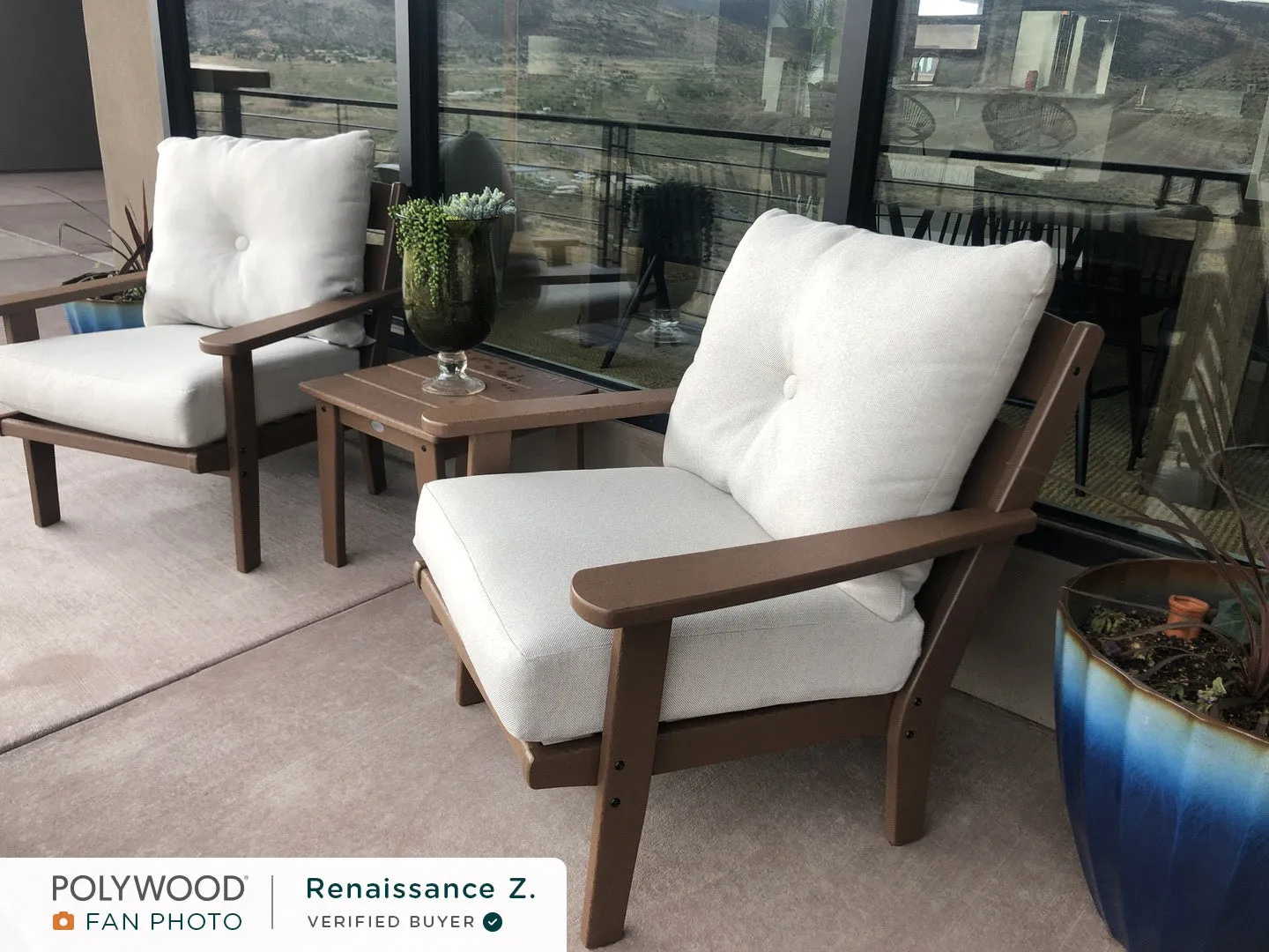 Lakeside 3-Piece Deep Seating Chair Set